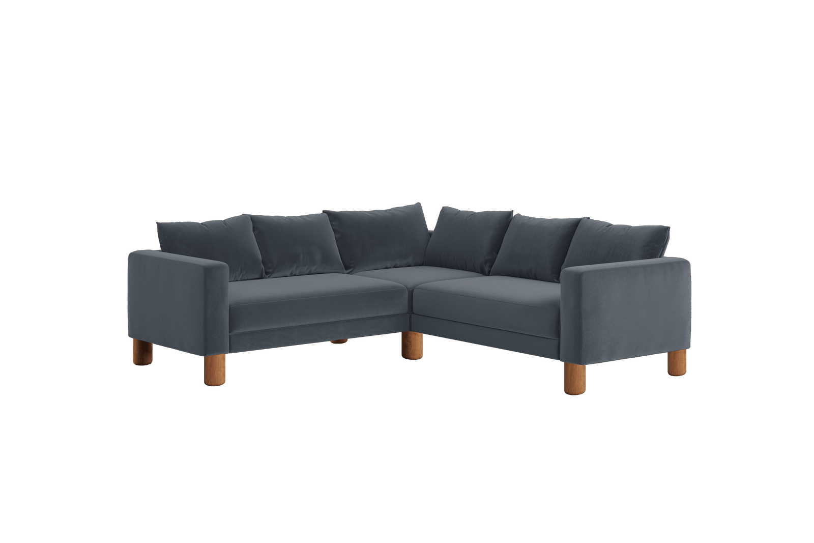 Sabai Design · The Essential Corner Sectional (5 Seat) in Recycled Velvet | socius design in Rochester, MN