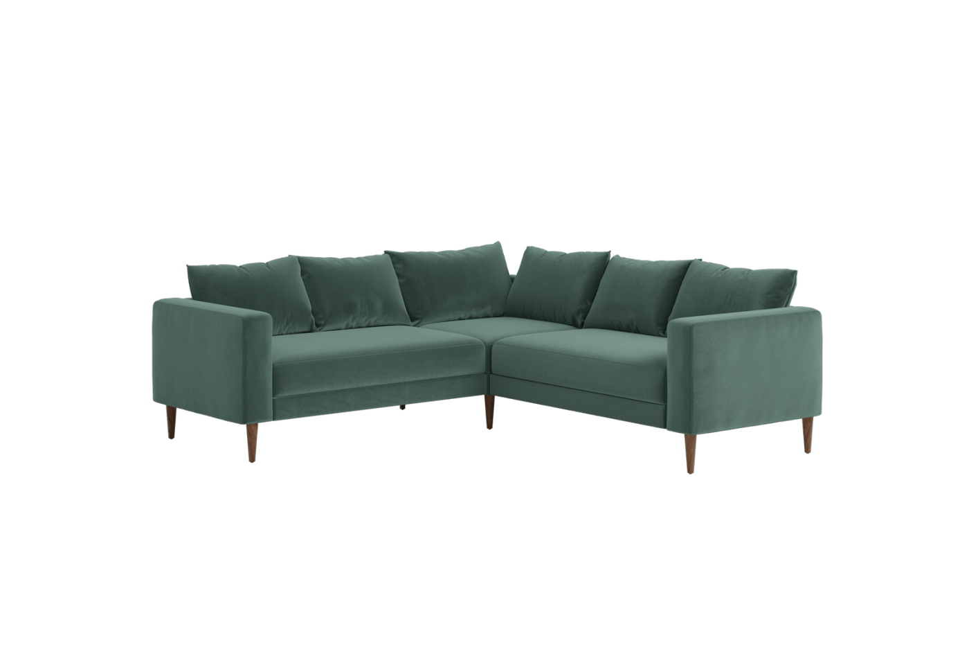 Sabai Design · The Essential Corner Sectional (5 Seat) in Recycled Velvet | socius design in Rochester, MN
