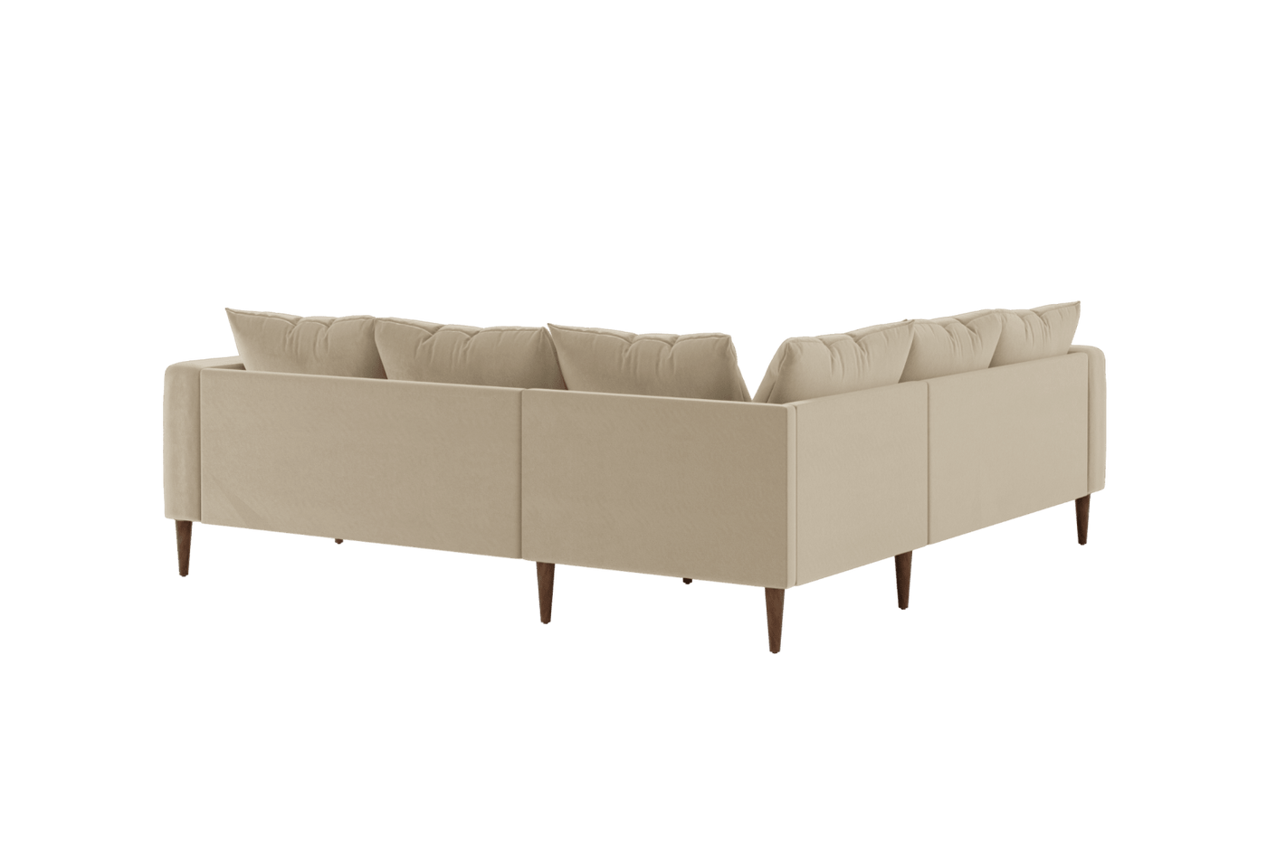 Sabai Design · The Essential Corner Sectional (5 Seat) in Recycled Velvet | socius design in Rochester, MN