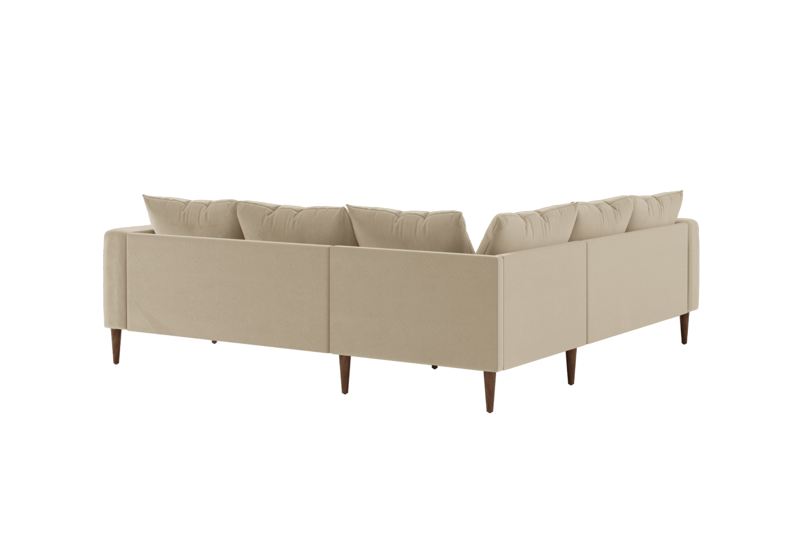 Sabai Design · The Essential Corner Sectional (5 Seat) in Recycled Velvet | socius design in Rochester, MN