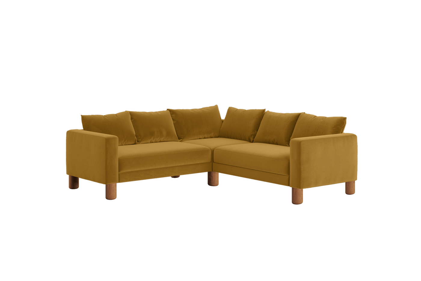 Sabai Design · The Essential Corner Sectional (5 Seat) in Recycled Velvet | socius design in Rochester, MN