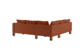 Sabai Design · The Essential Corner Sectional (5 Seat) in Recycled Velvet | socius design in Rochester, MN