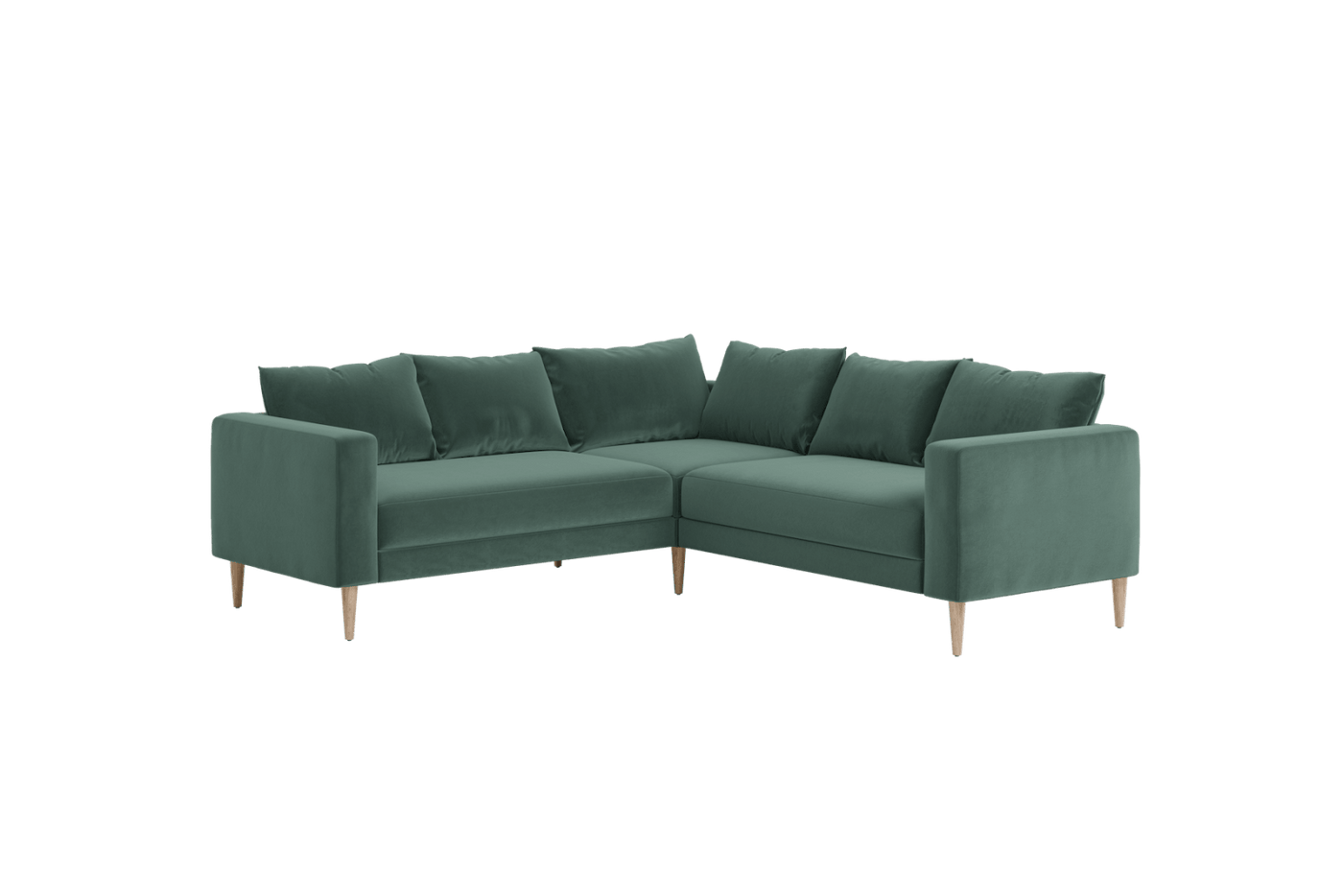 Sabai Design · The Essential Corner Sectional (5 Seat) in Recycled Velvet | socius design in Rochester, MN