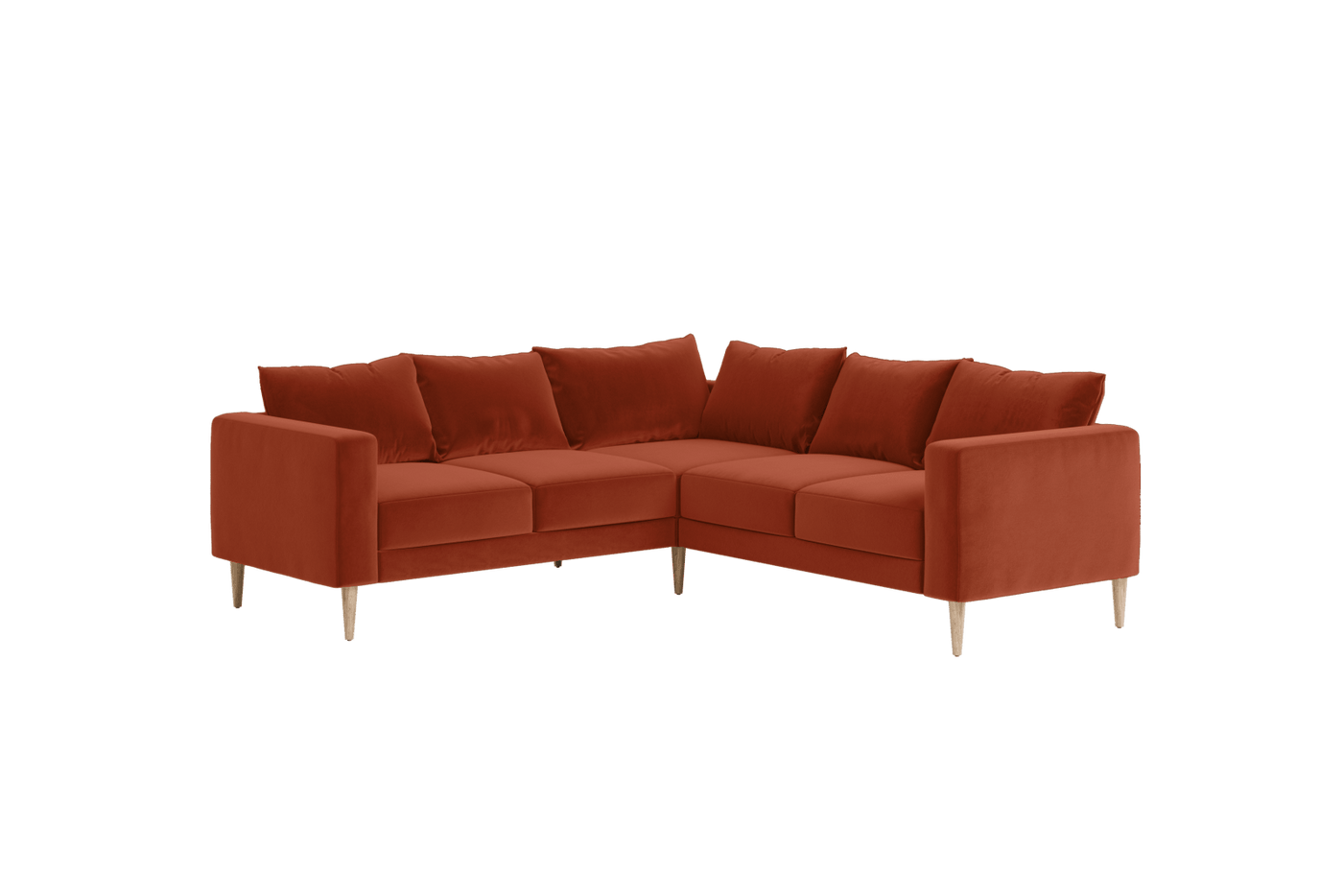 Sabai Design · The Essential Corner Sectional (5 Seat) in Recycled Velvet | socius design in Rochester, MN