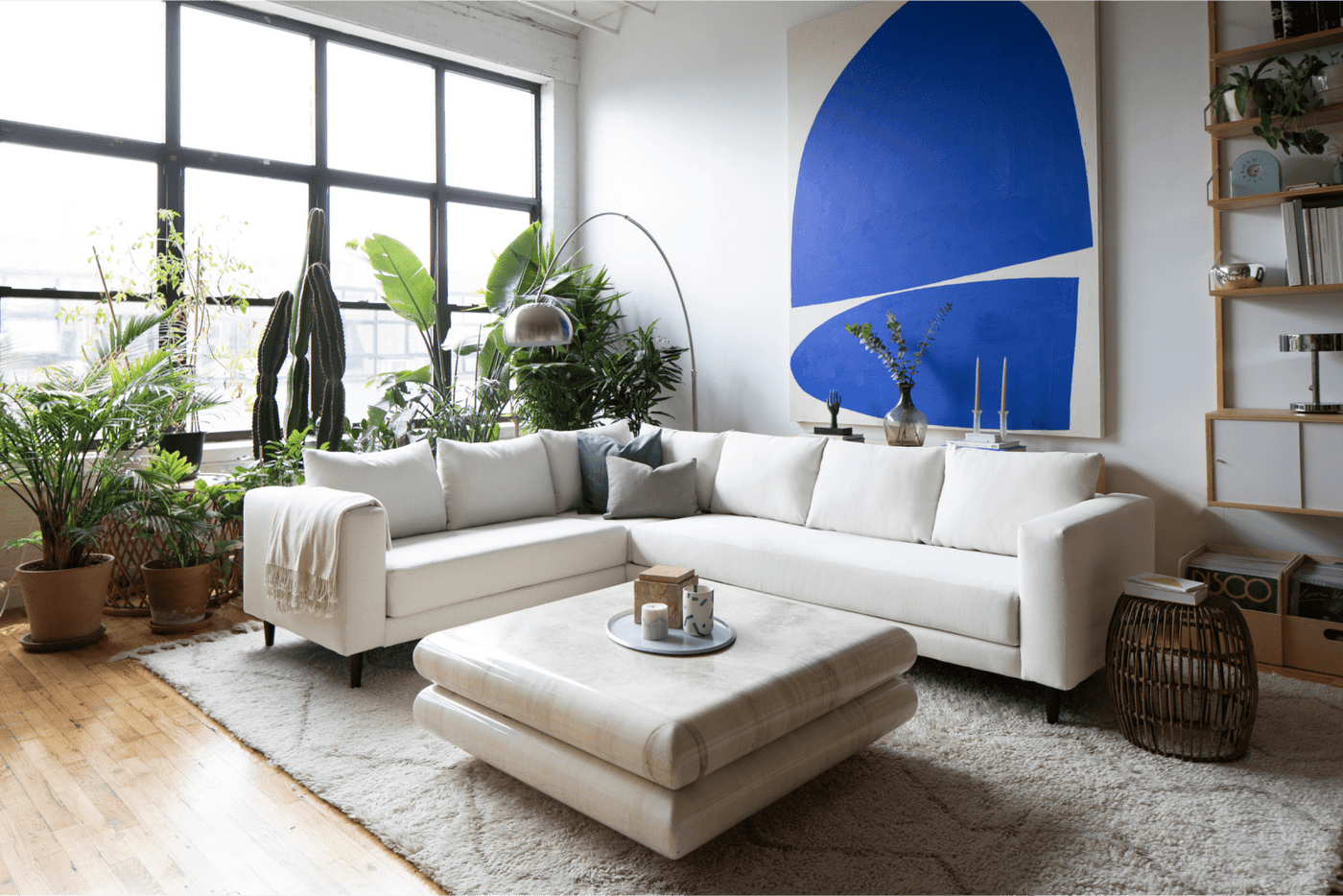 Sabai Design · The Essential Corner Sectional (5 Seat) in Recycled Velvet | socius design in Rochester, MN