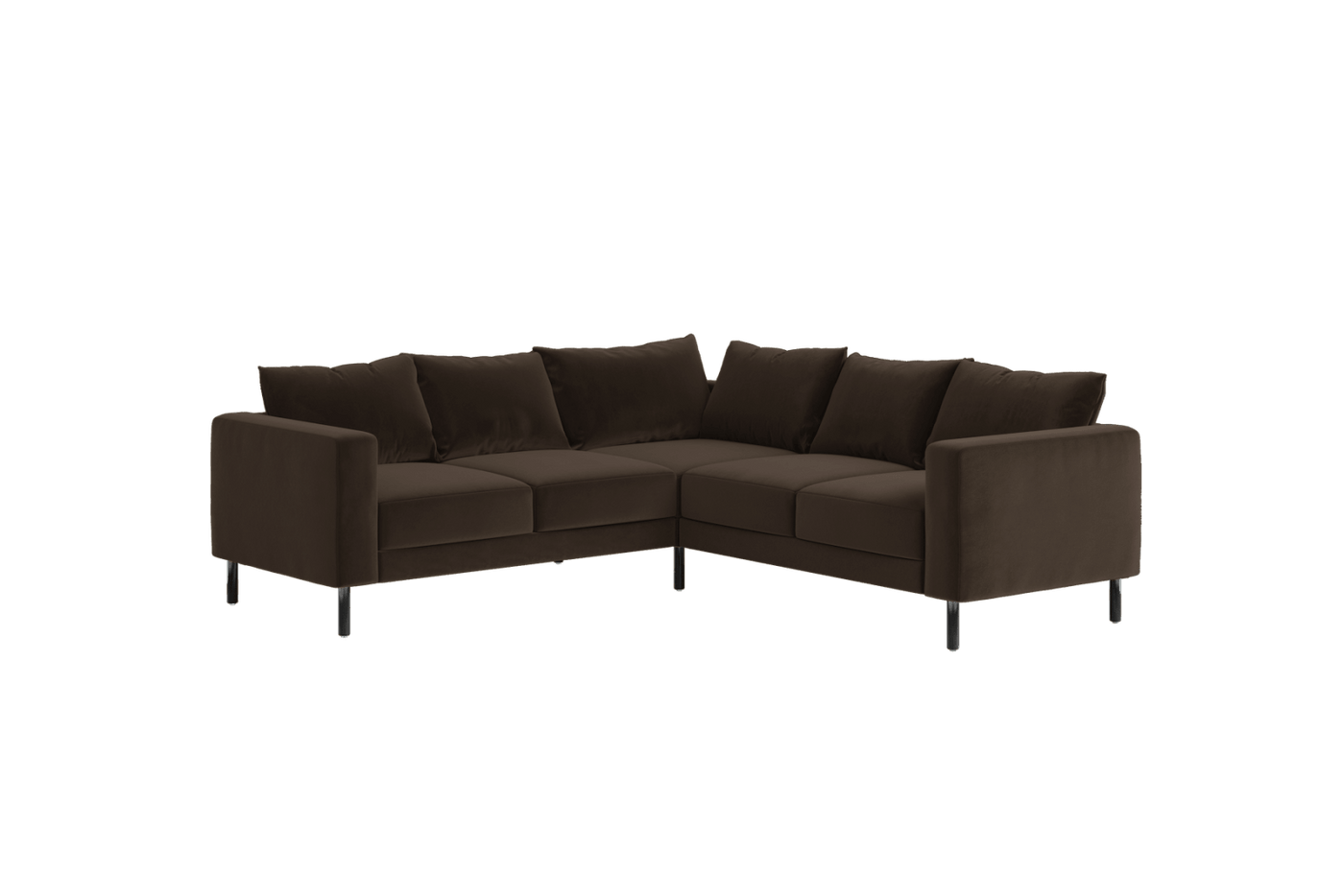 Sabai Design · The Essential Corner Sectional (5 Seat) in Recycled Velvet | socius design in Rochester, MN