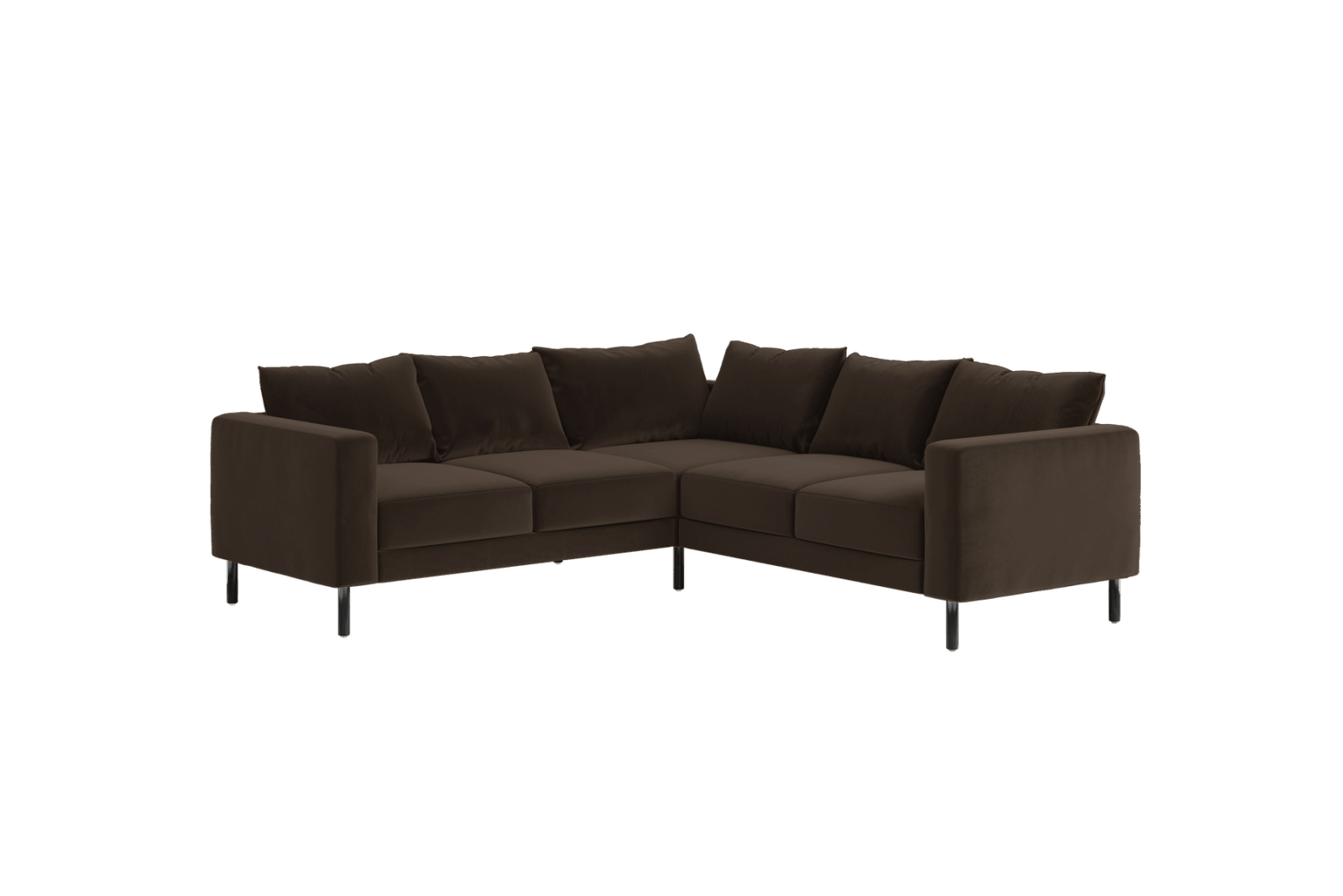 Sabai Design · The Essential Corner Sectional (5 Seat) in Recycled Velvet | socius design in Rochester, MN