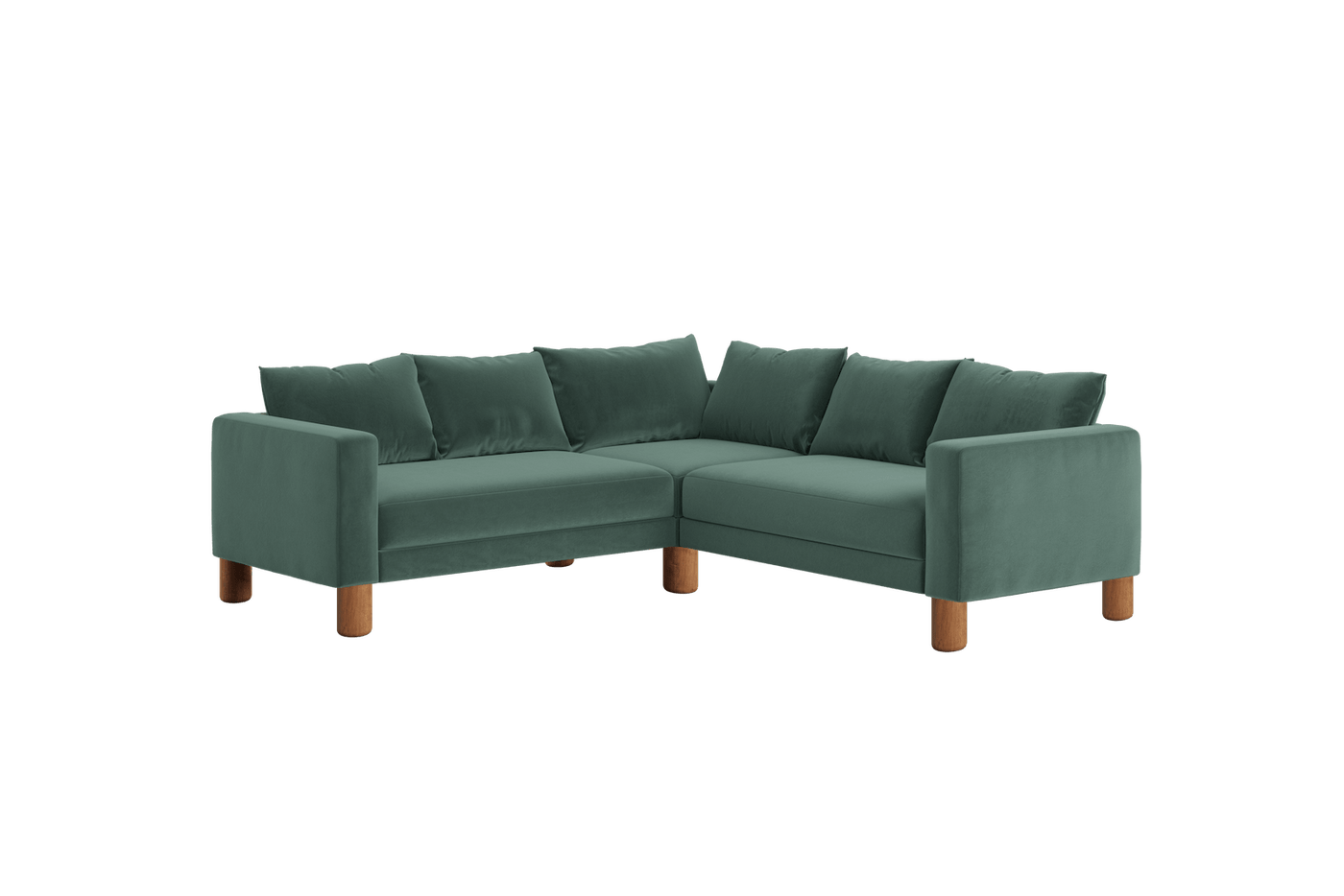 Sabai Design · The Essential Corner Sectional (5 Seat) in Recycled Velvet | socius design in Rochester, MN