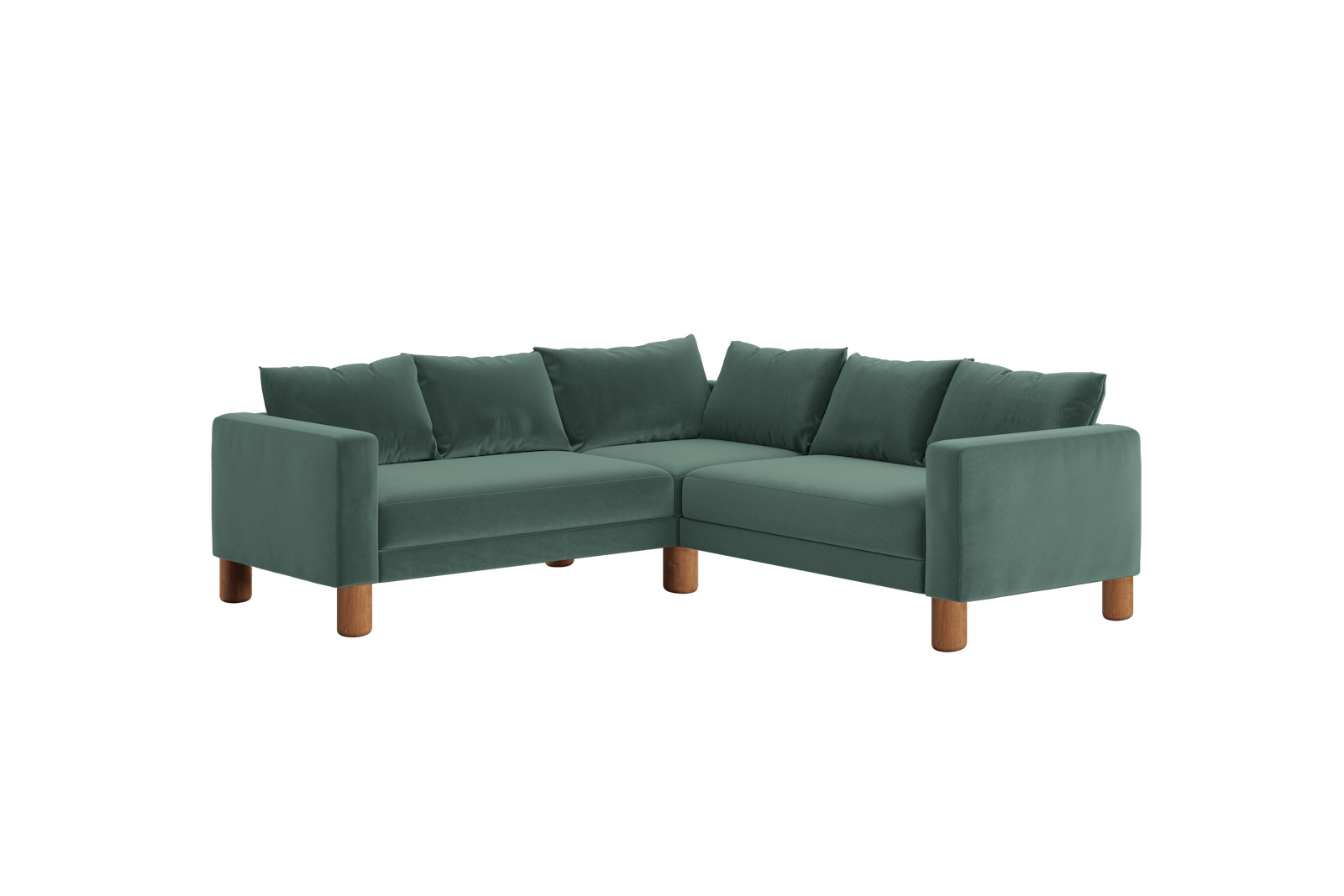 Sabai Design · The Essential Corner Sectional (5 Seat) in Recycled Velvet | socius design in Rochester, MN