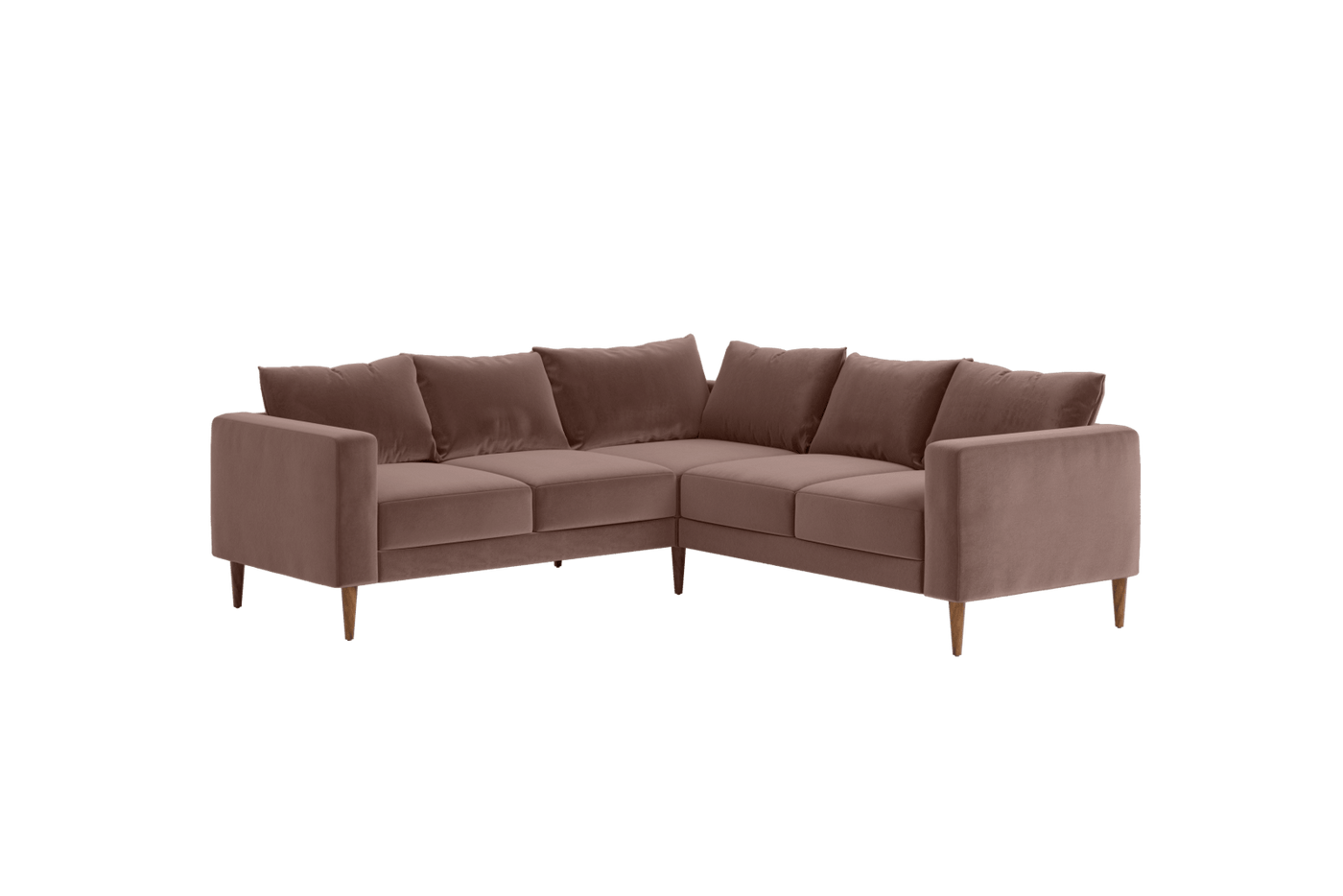 Sabai Design · The Essential Corner Sectional (5 Seat) in Recycled Velvet | socius design in Rochester, MN