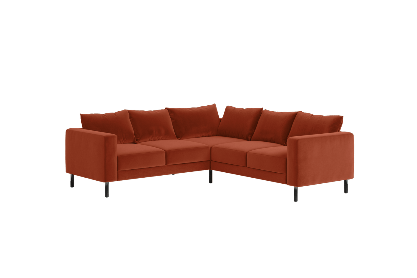 Sabai Design · The Essential Corner Sectional (5 Seat) in Recycled Velvet | socius design in Rochester, MN