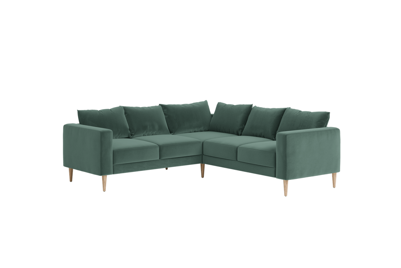 Sabai Design · The Essential Corner Sectional (5 Seat) in Recycled Velvet | socius design in Rochester, MN