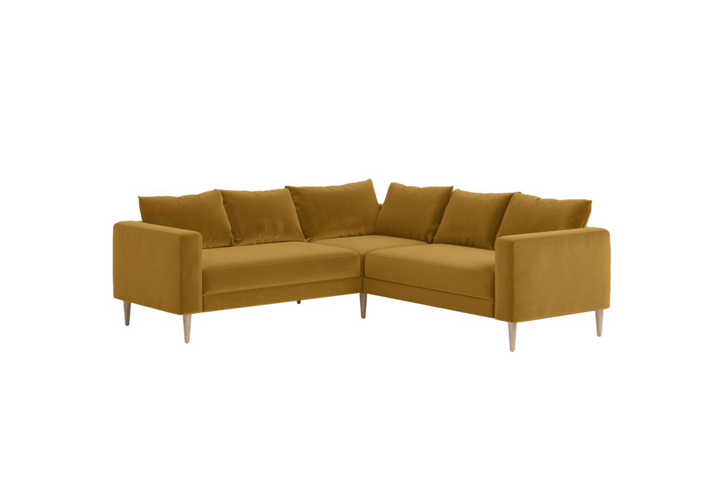 Sabai Design · The Essential Corner Sectional (5 Seat) in Recycled Velvet | socius design in Rochester, MN