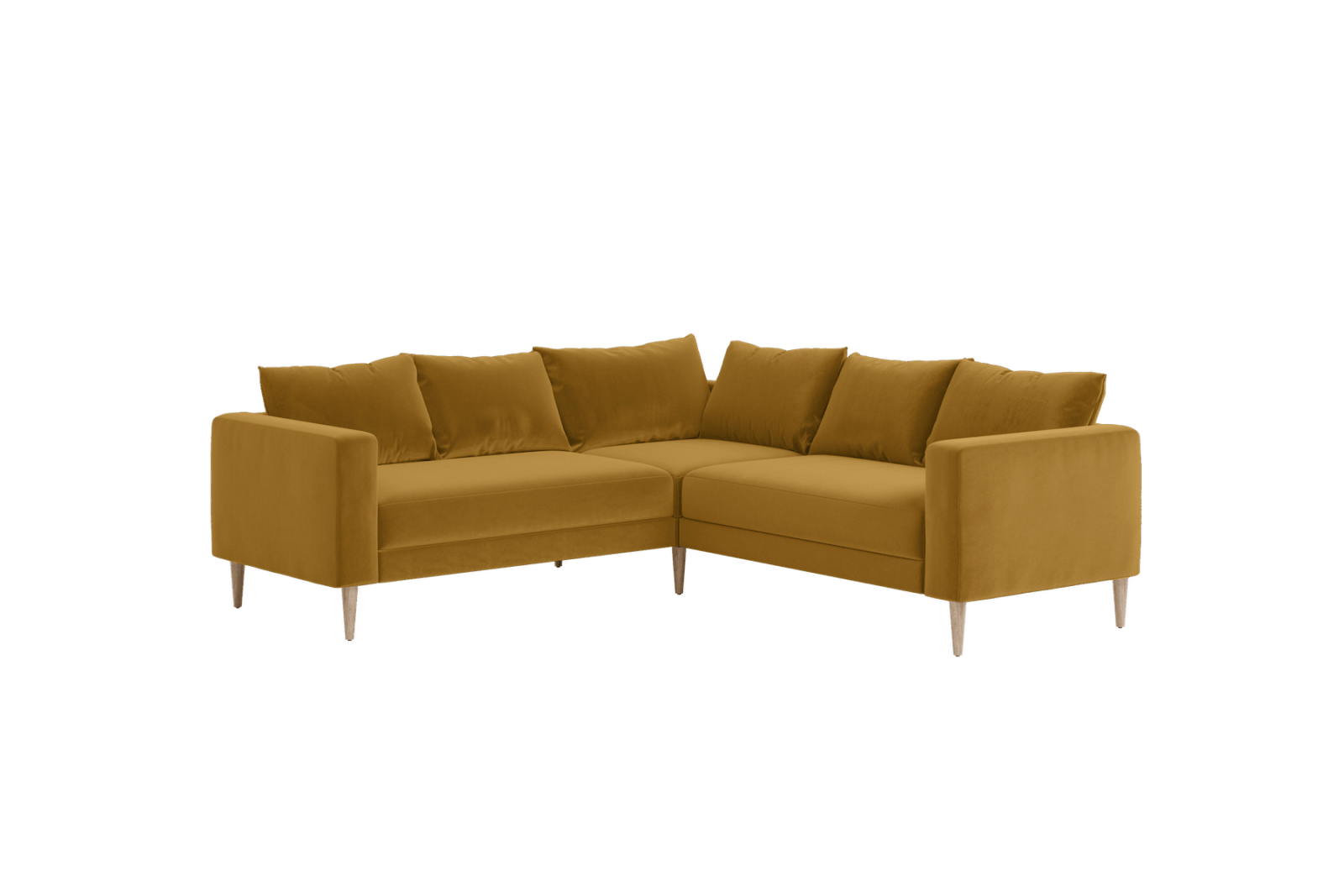 Sabai Design · The Essential Corner Sectional (5 Seat) in Recycled Velvet | socius design in Rochester, MN