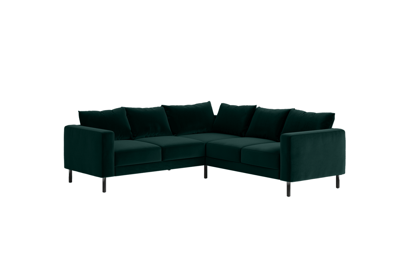 Sabai Design · The Essential Corner Sectional (5 Seat) in Recycled Velvet | socius design in Rochester, MN
