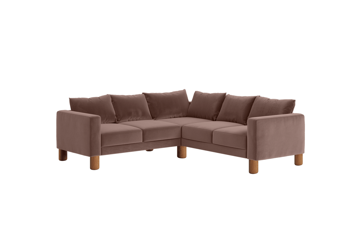 Sabai Design · The Essential Corner Sectional (5 Seat) in Recycled Velvet | socius design in Rochester, MN