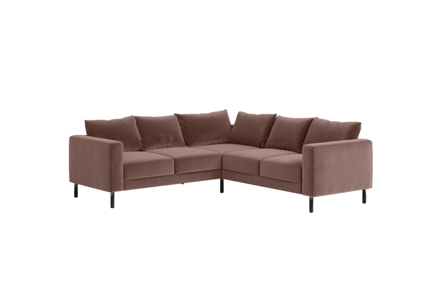 Sabai Design · The Essential Corner Sectional (5 Seat) in Recycled Velvet | socius design in Rochester, MN