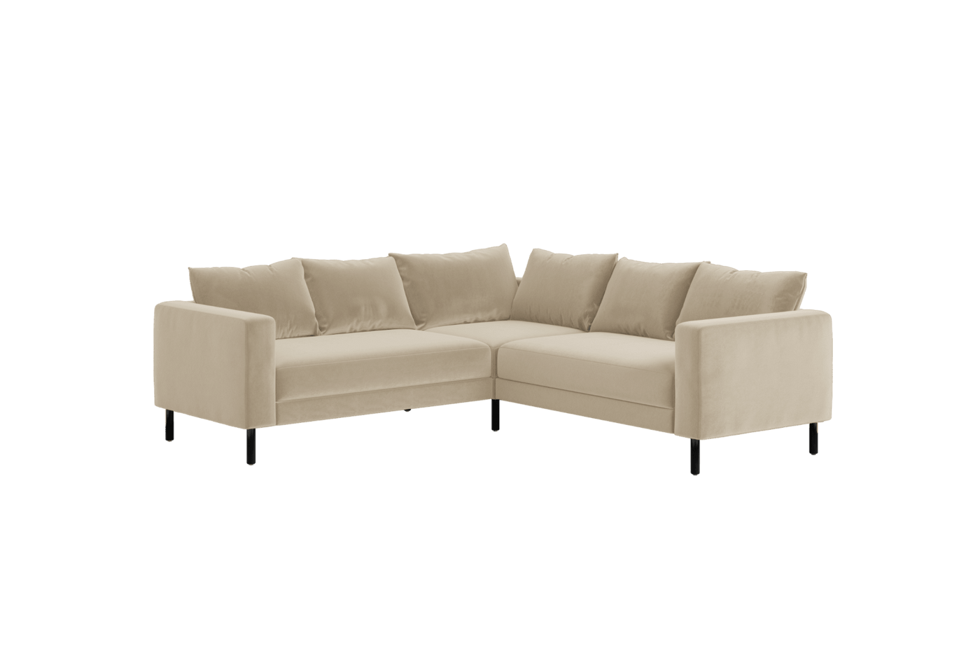 Sabai Design · The Essential Corner Sectional (5 Seat) in Recycled Velvet | socius design in Rochester, MN