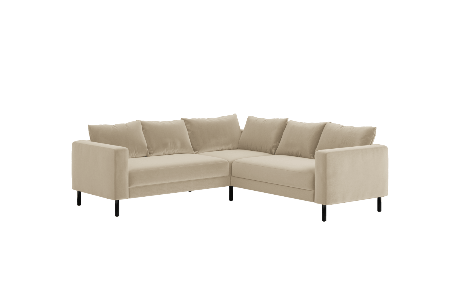 Sabai Design · The Essential Corner Sectional (5 Seat) in Recycled Velvet | socius design in Rochester, MN