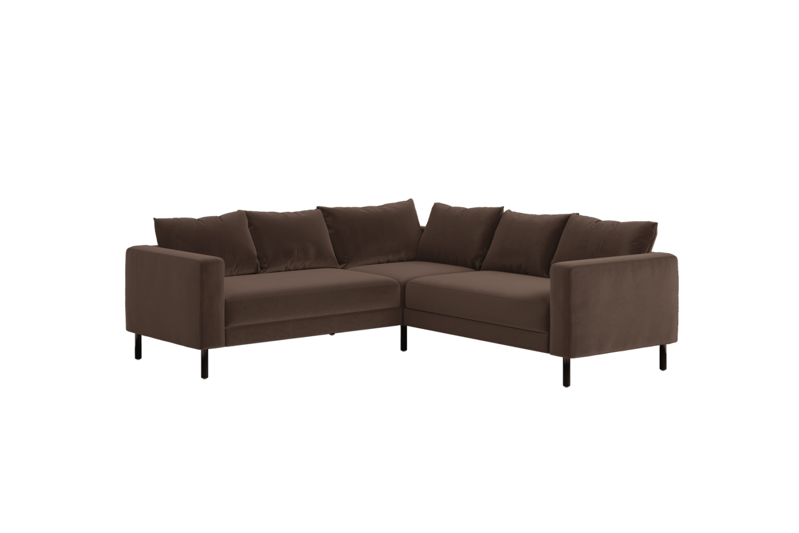 Sabai Design · The Essential Corner Sectional (5 Seat) in Recycled Velvet | socius design in Rochester, MN