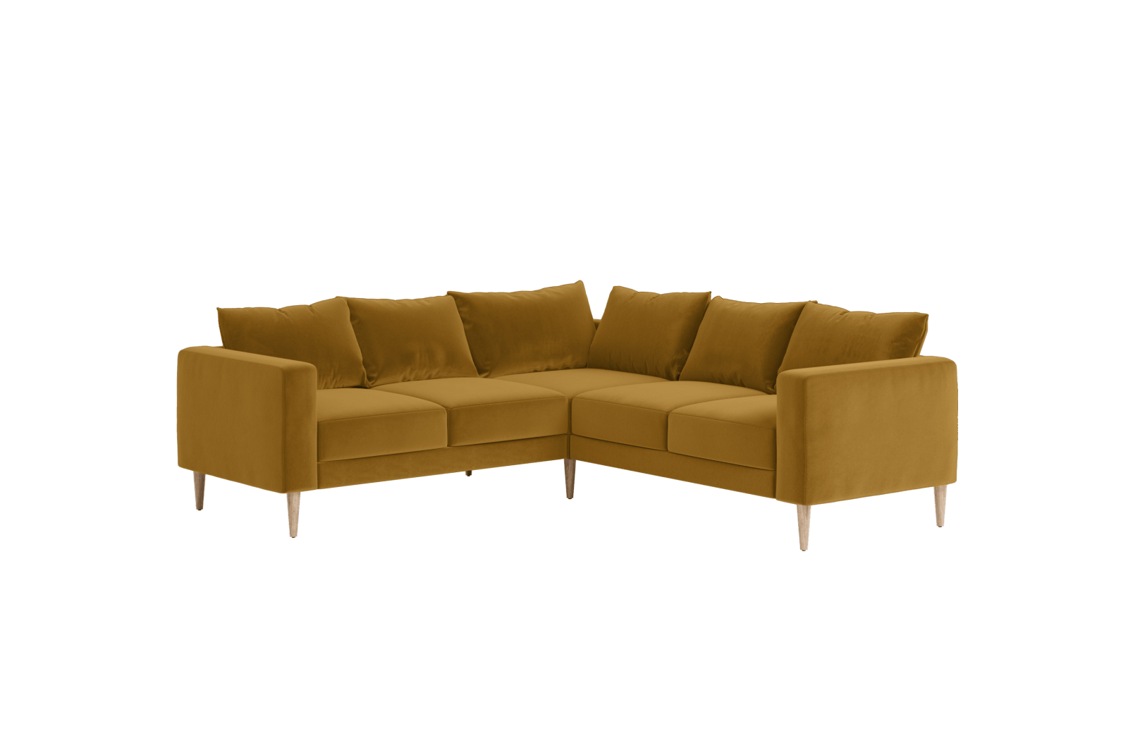 Sabai Design · The Essential Corner Sectional (5 Seat) in Recycled Velvet | socius design in Rochester, MN