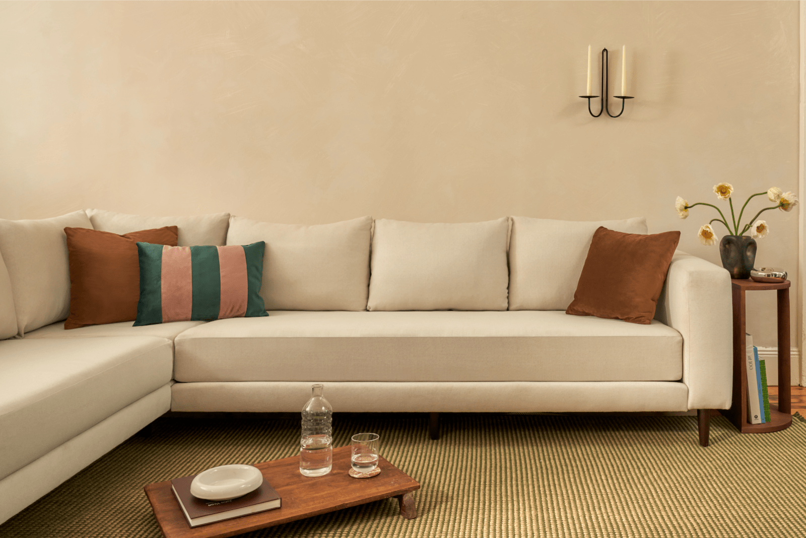 Sabai Design · The Essential Corner Sectional (5 Seat) in Recycled Velvet | socius design in Rochester, MN