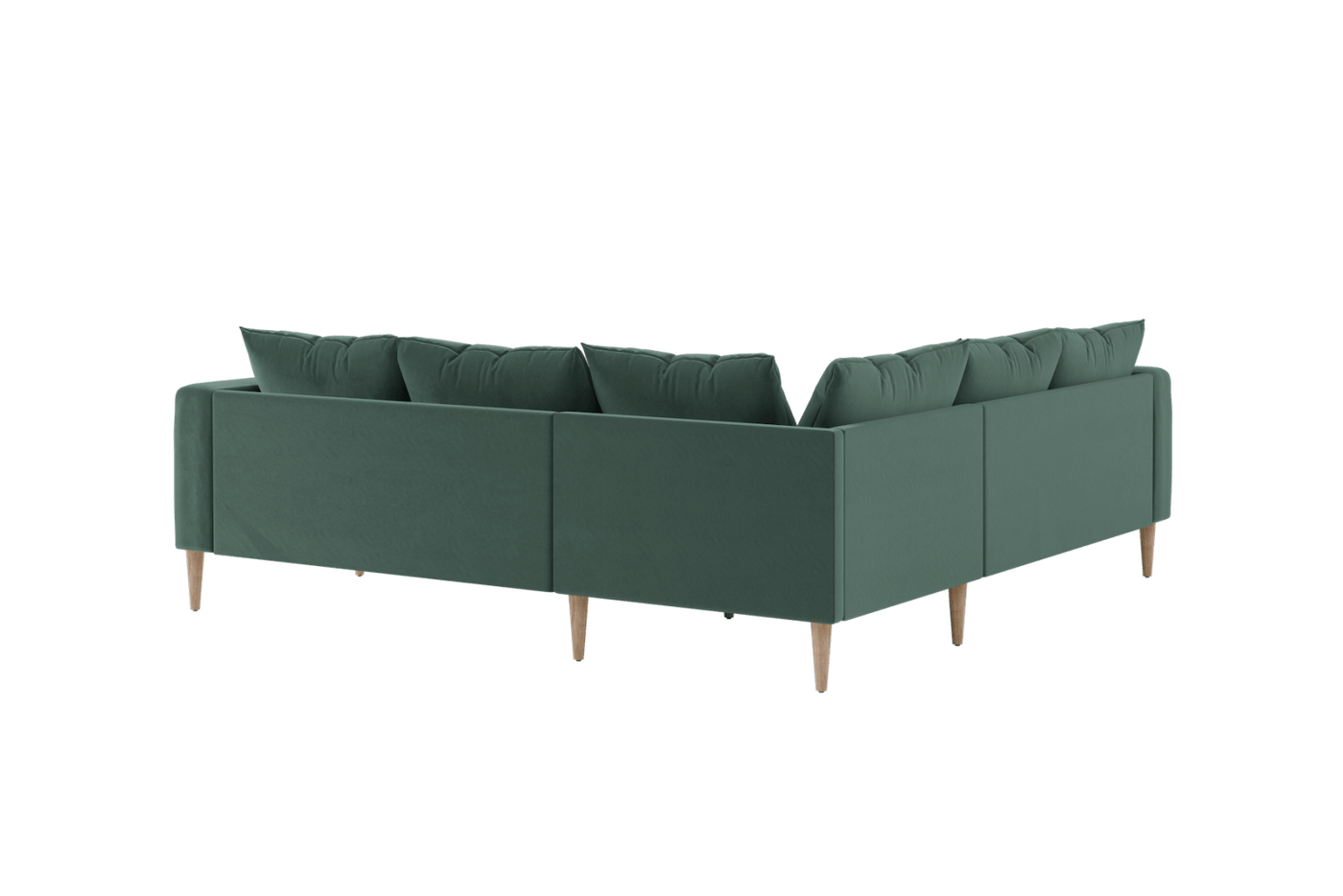 Sabai Design · The Essential Corner Sectional (5 Seat) in Recycled Velvet | socius design in Rochester, MN