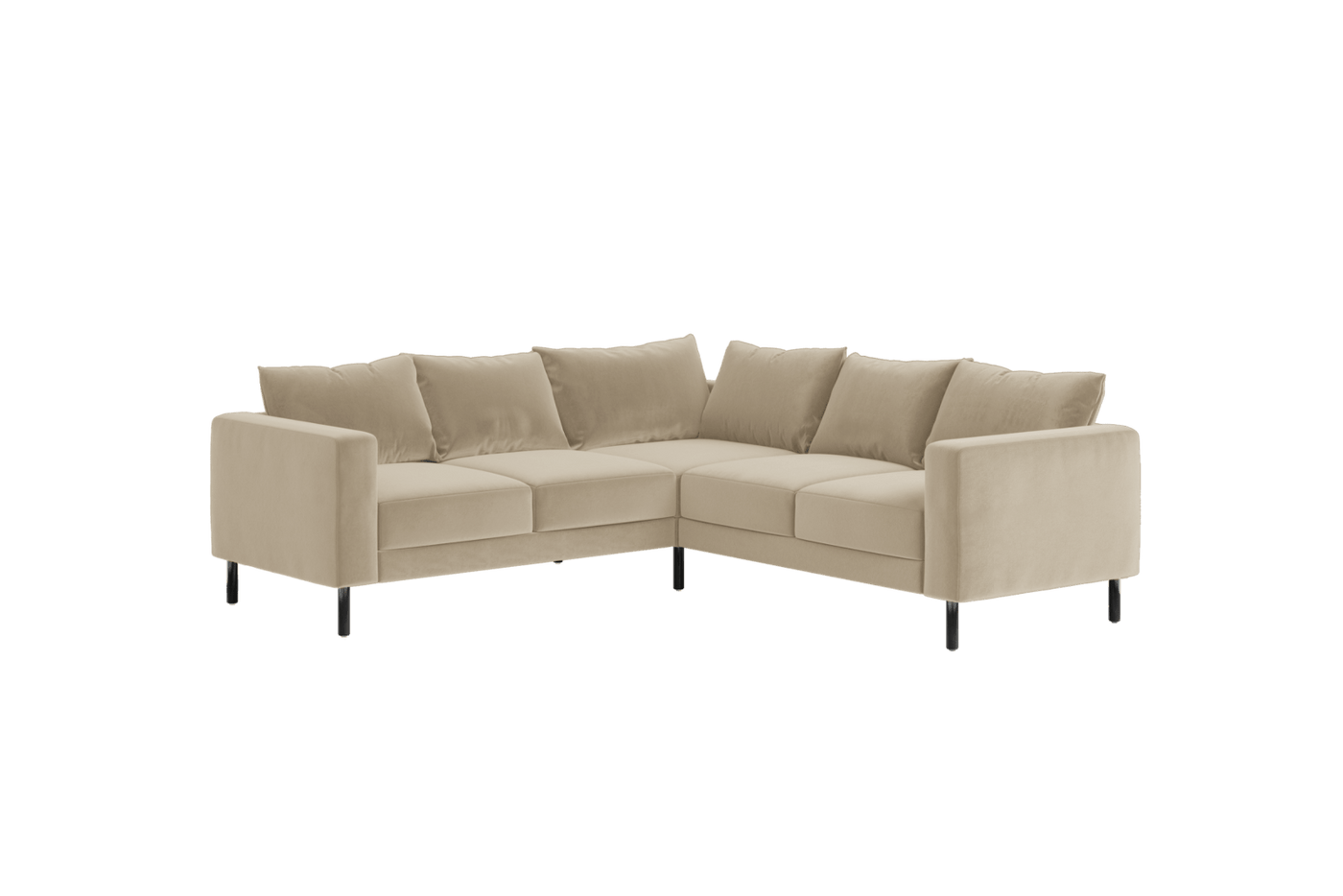 Sabai Design · The Essential Corner Sectional (5 Seat) in Recycled Velvet | socius design in Rochester, MN