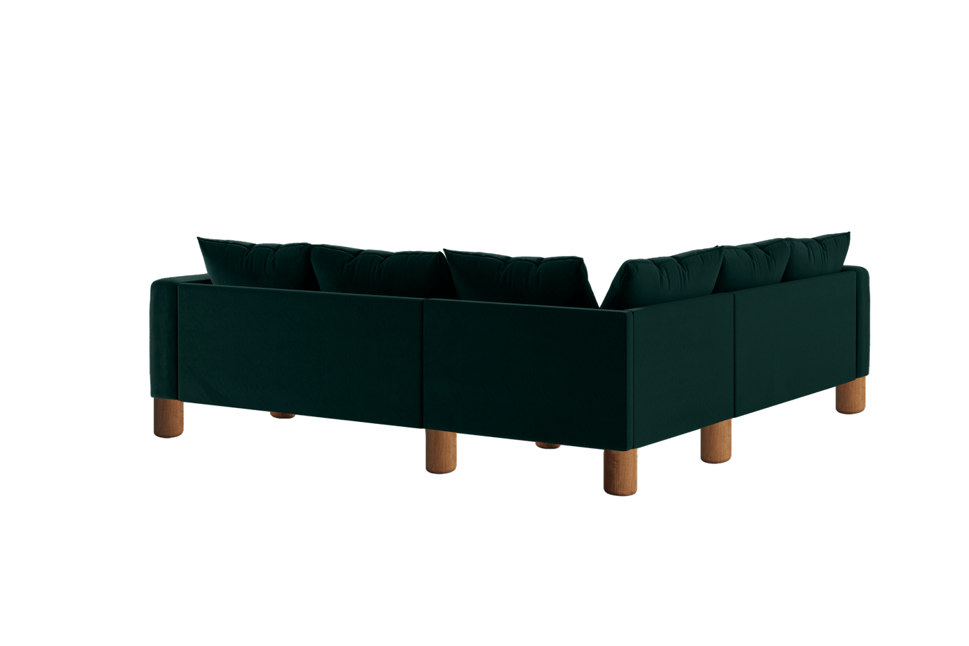 Sabai Design · The Essential Corner Sectional (5 Seat) in Recycled Velvet | socius design in Rochester, MN