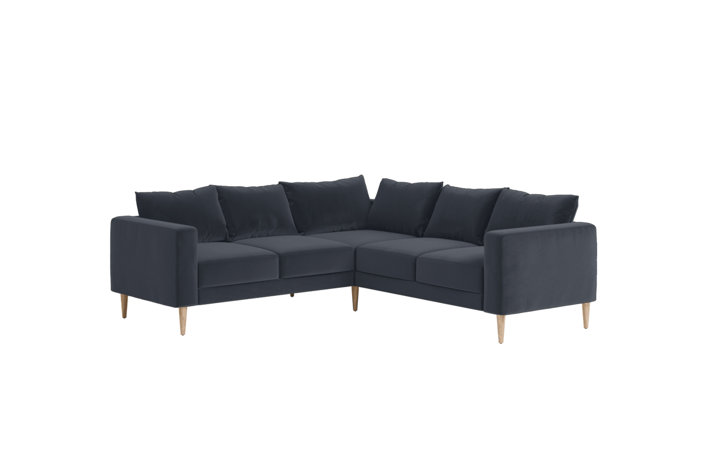 Sabai Design · The Essential Corner Sectional (5 Seat) in Recycled Velvet | socius design in Rochester, MN