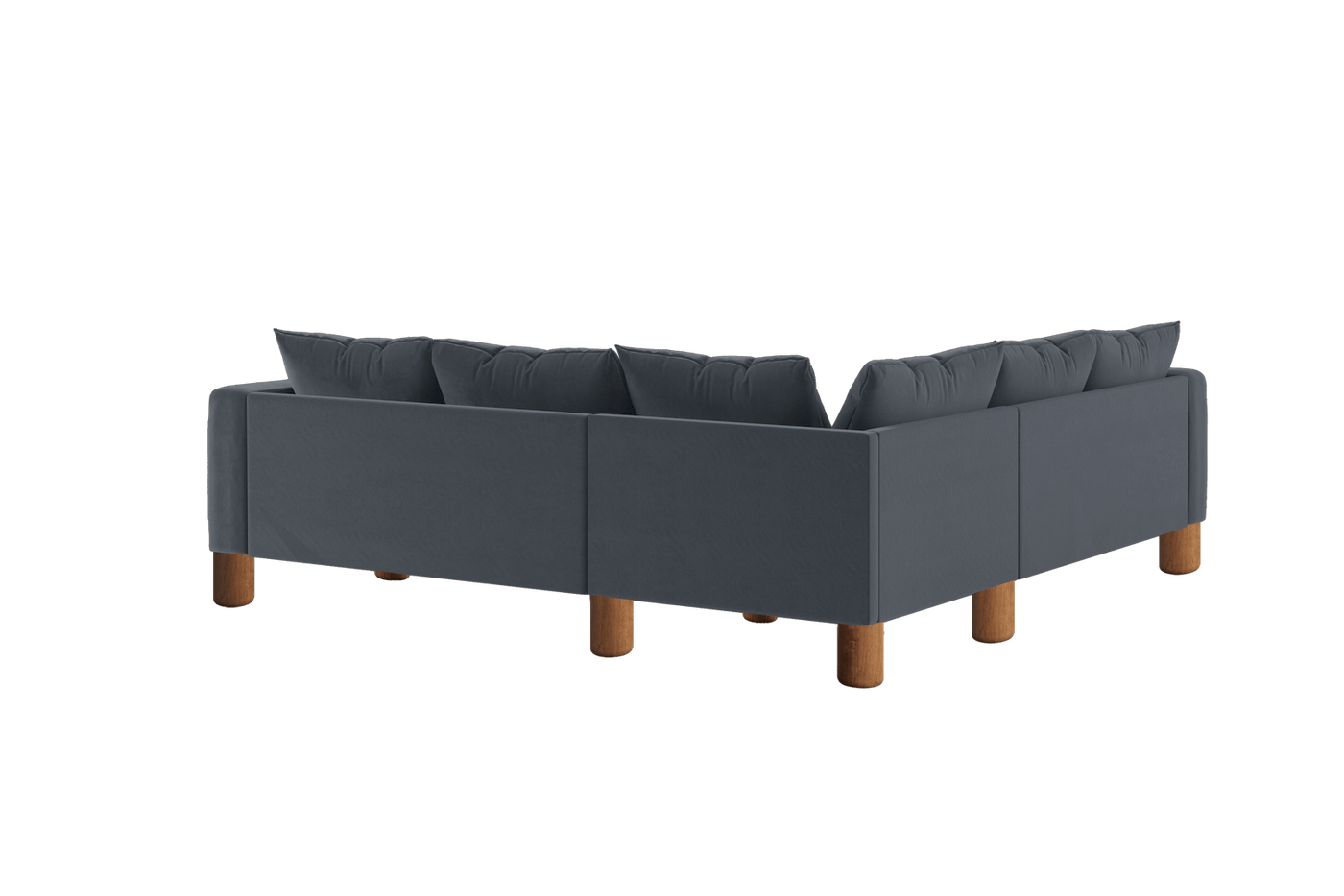 Sabai Design · The Essential Corner Sectional (5 Seat) in Recycled Velvet | socius design in Rochester, MN