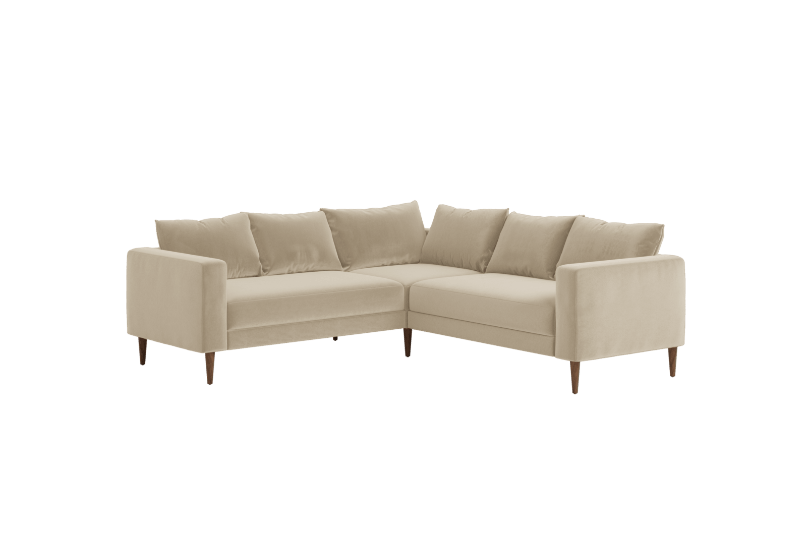 Sabai Design · The Essential Corner Sectional (5 Seat) in Recycled Velvet | socius design in Rochester, MN