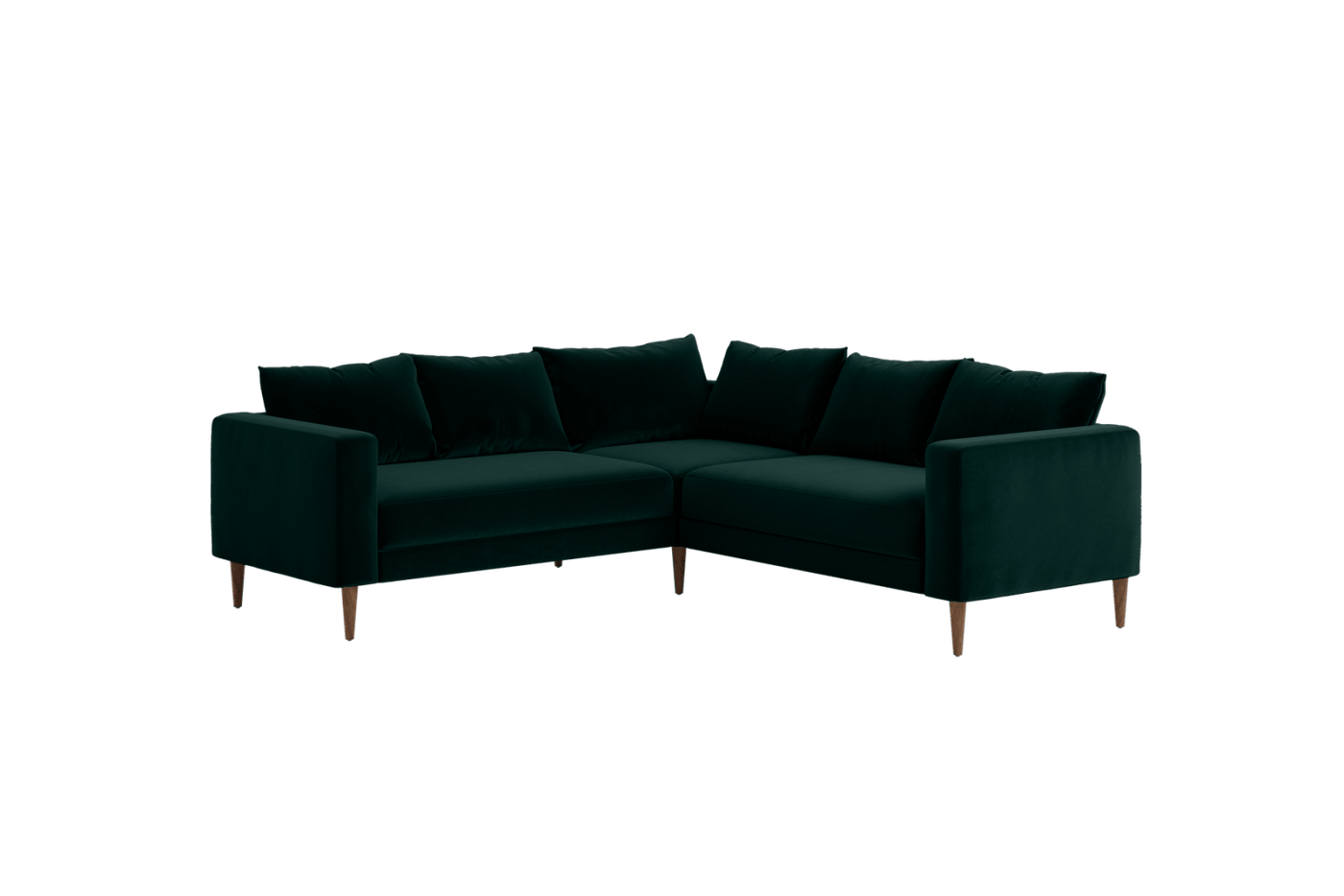 Sabai Design · The Essential Corner Sectional (5 Seat) in Recycled Velvet | socius design in Rochester, MN