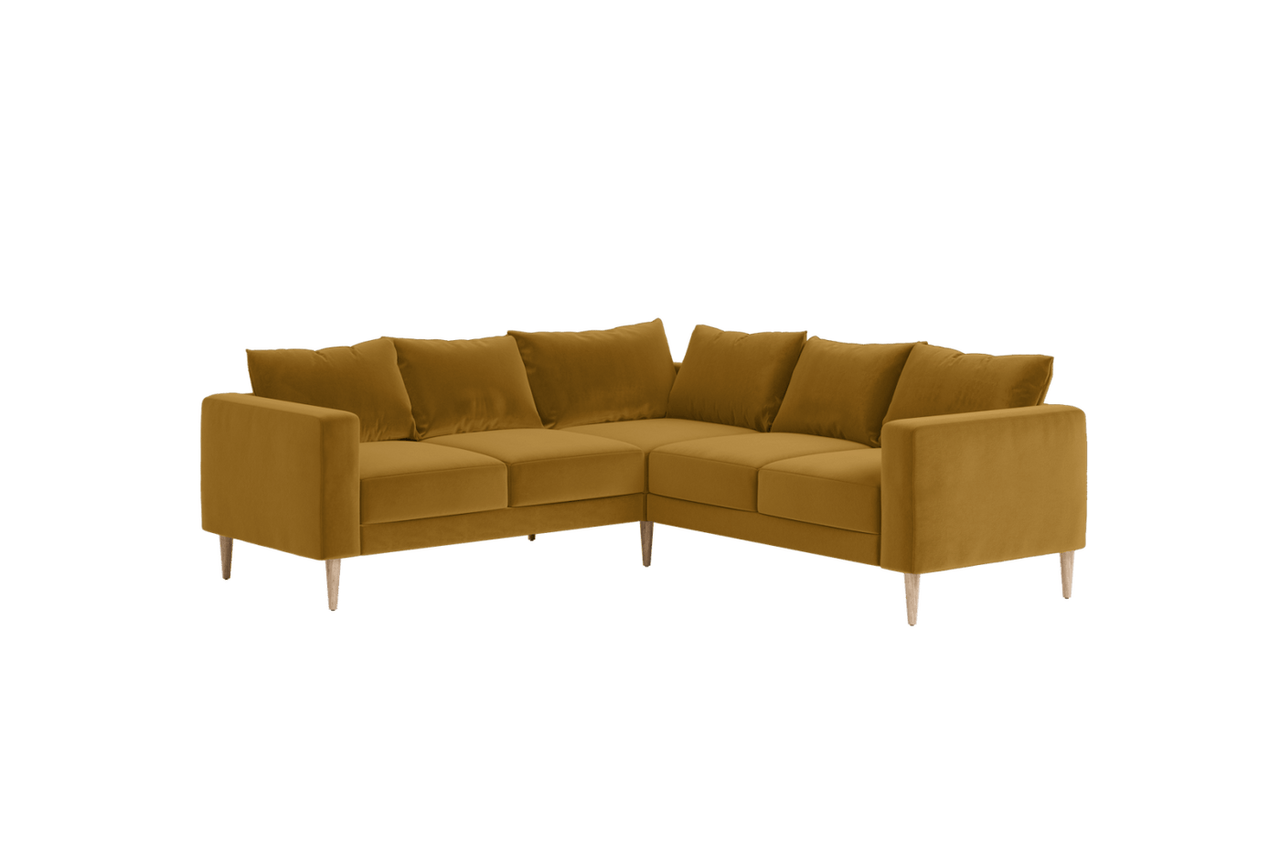 Sabai Design · The Essential Corner Sectional (5 Seat) in Recycled Velvet | socius design in Rochester, MN