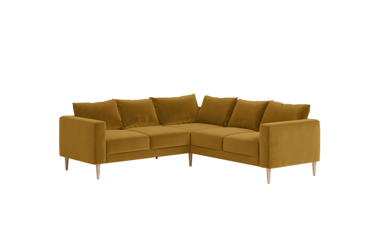 Sabai Design · The Essential Corner Sectional (5 Seat) in Recycled Velvet | socius design in Rochester, MN