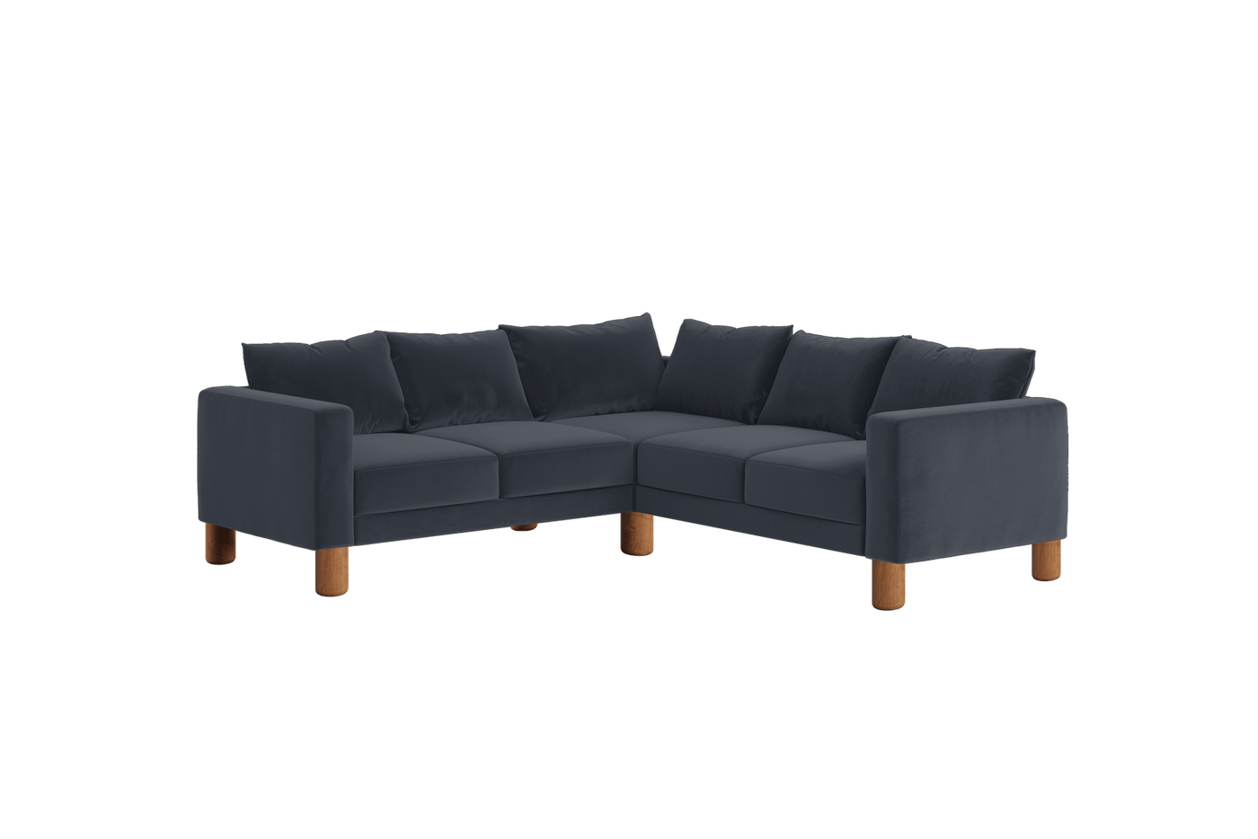 Sabai Design · The Essential Corner Sectional (5 Seat) in Recycled Velvet | socius design in Rochester, MN