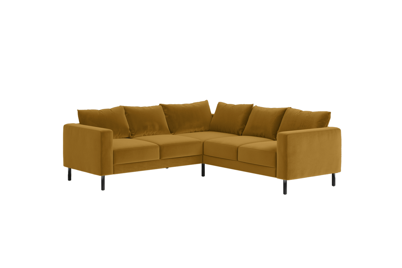 Sabai Design · The Essential Corner Sectional (5 Seat) in Recycled Velvet | socius design in Rochester, MN