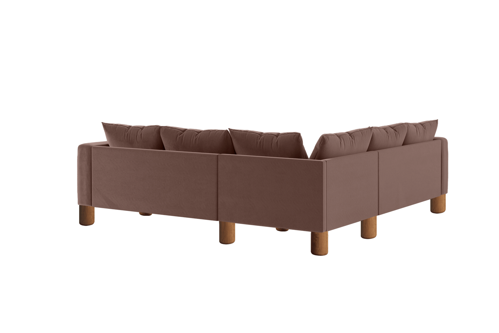 Sabai Design · The Essential Corner Sectional (5 Seat) in Recycled Velvet | socius design in Rochester, MN