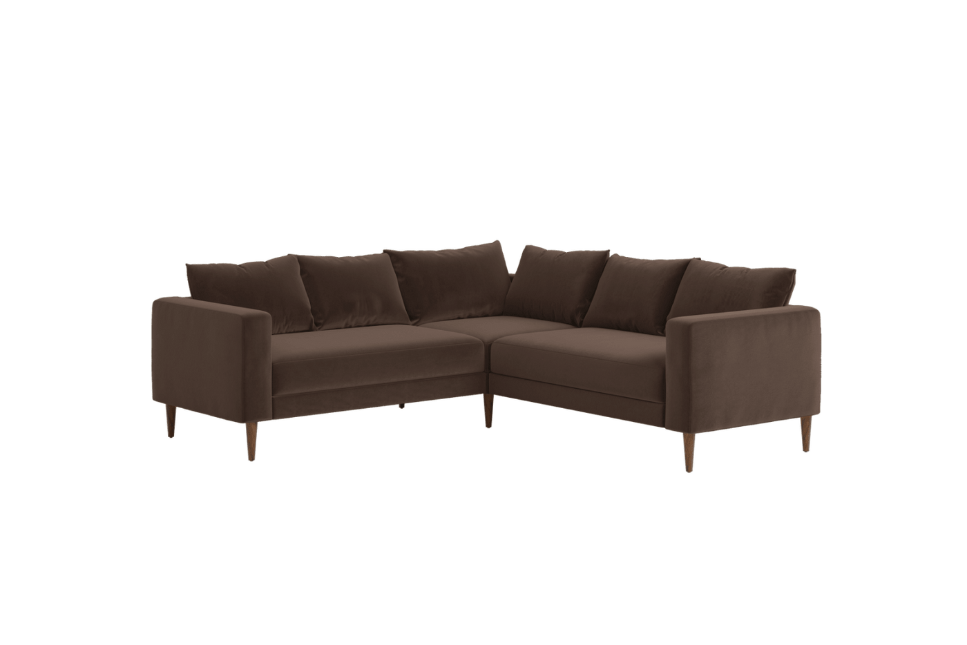Sabai Design · The Essential Corner Sectional (5 Seat) in Recycled Velvet | socius design in Rochester, MN