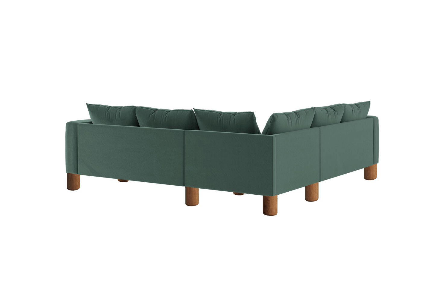 Sabai Design · The Essential Corner Sectional (5 Seat) in Recycled Velvet | socius design in Rochester, MN