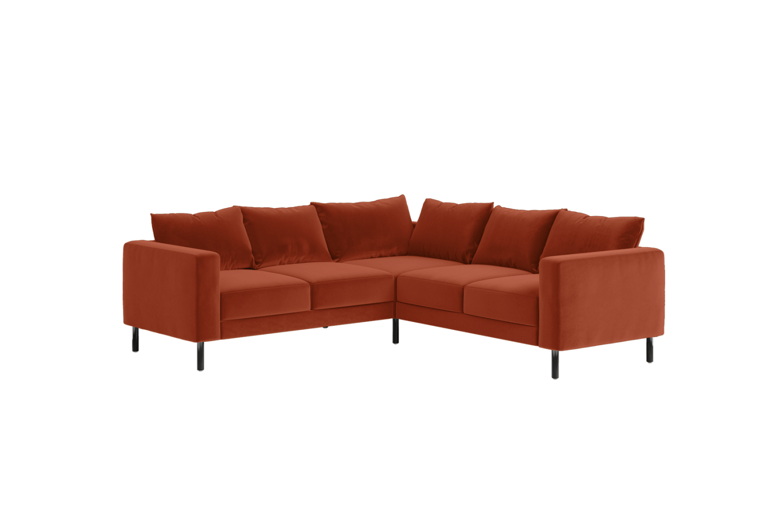 Sabai Design · The Essential Corner Sectional (5 Seat) in Recycled Velvet | socius design in Rochester, MN