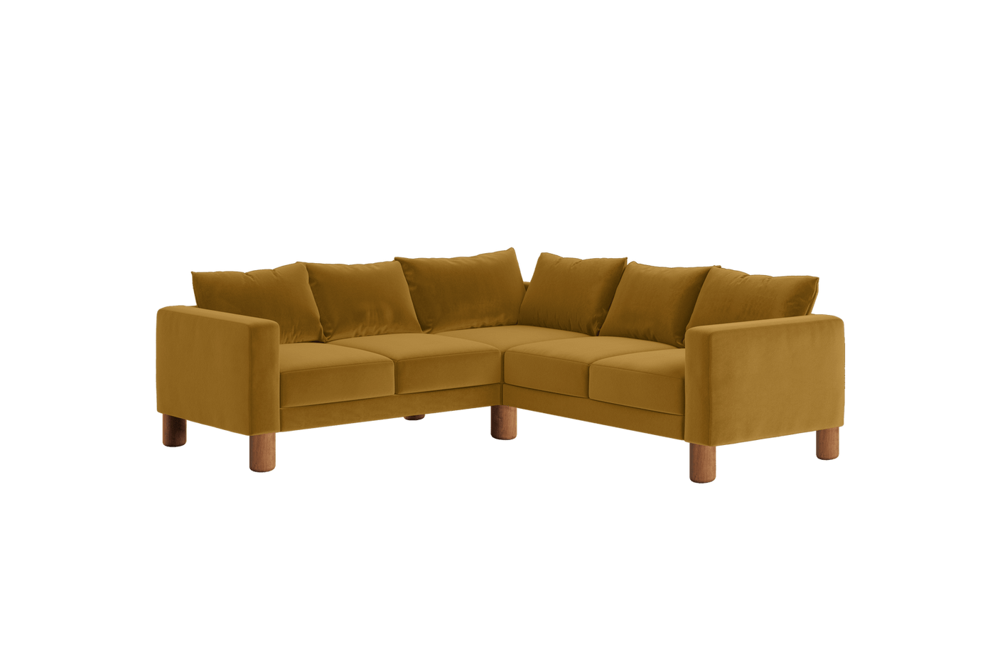 Sabai Design · The Essential Corner Sectional (5 Seat) in Recycled Velvet | socius design in Rochester, MN