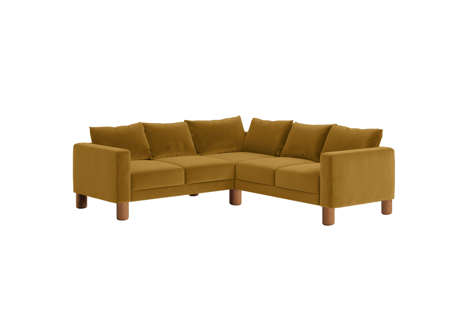 Sabai Design · The Essential Corner Sectional (5 Seat) in Recycled Velvet | socius design in Rochester, MN