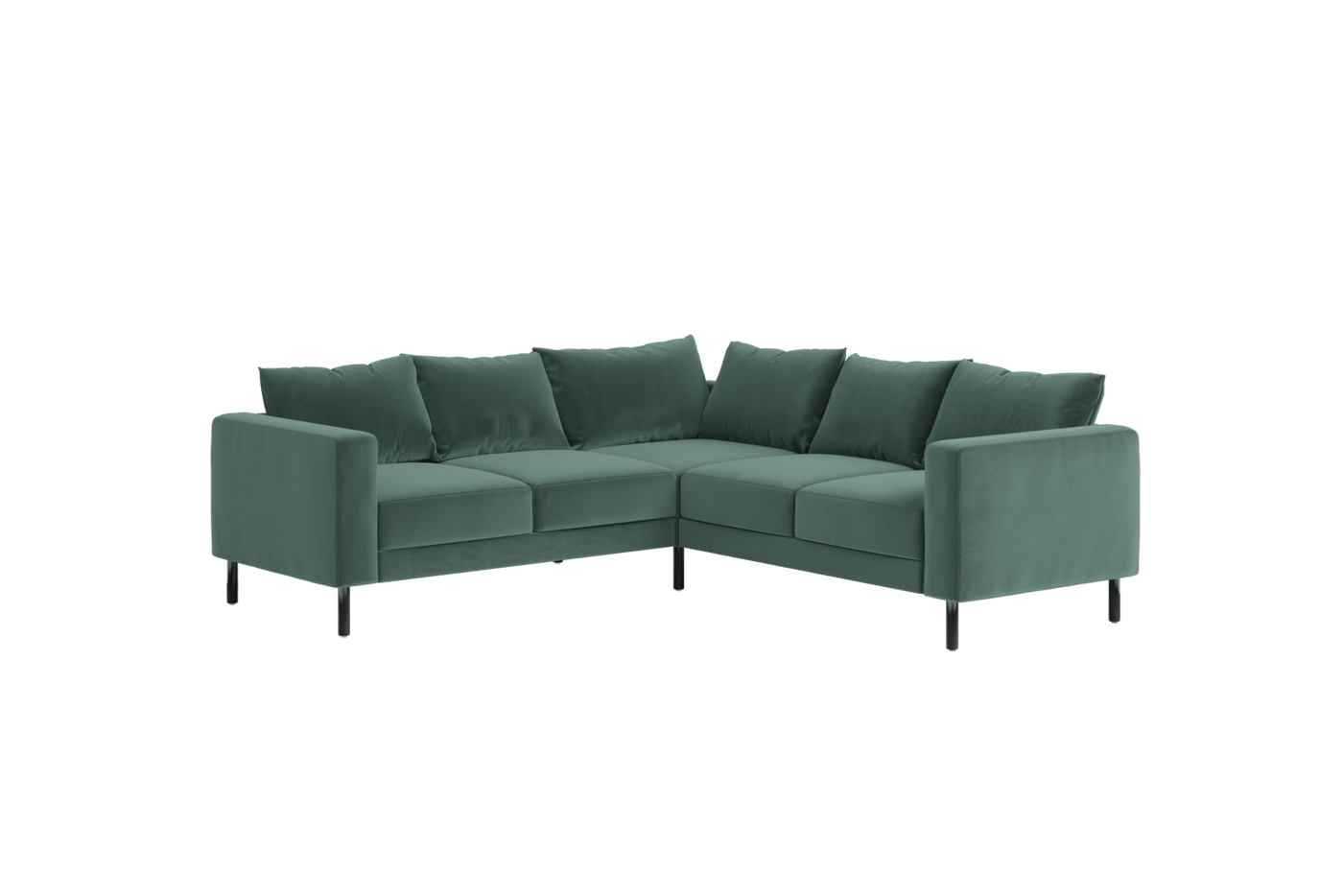 Sabai Design · The Essential Corner Sectional (5 Seat) in Recycled Velvet | socius design in Rochester, MN