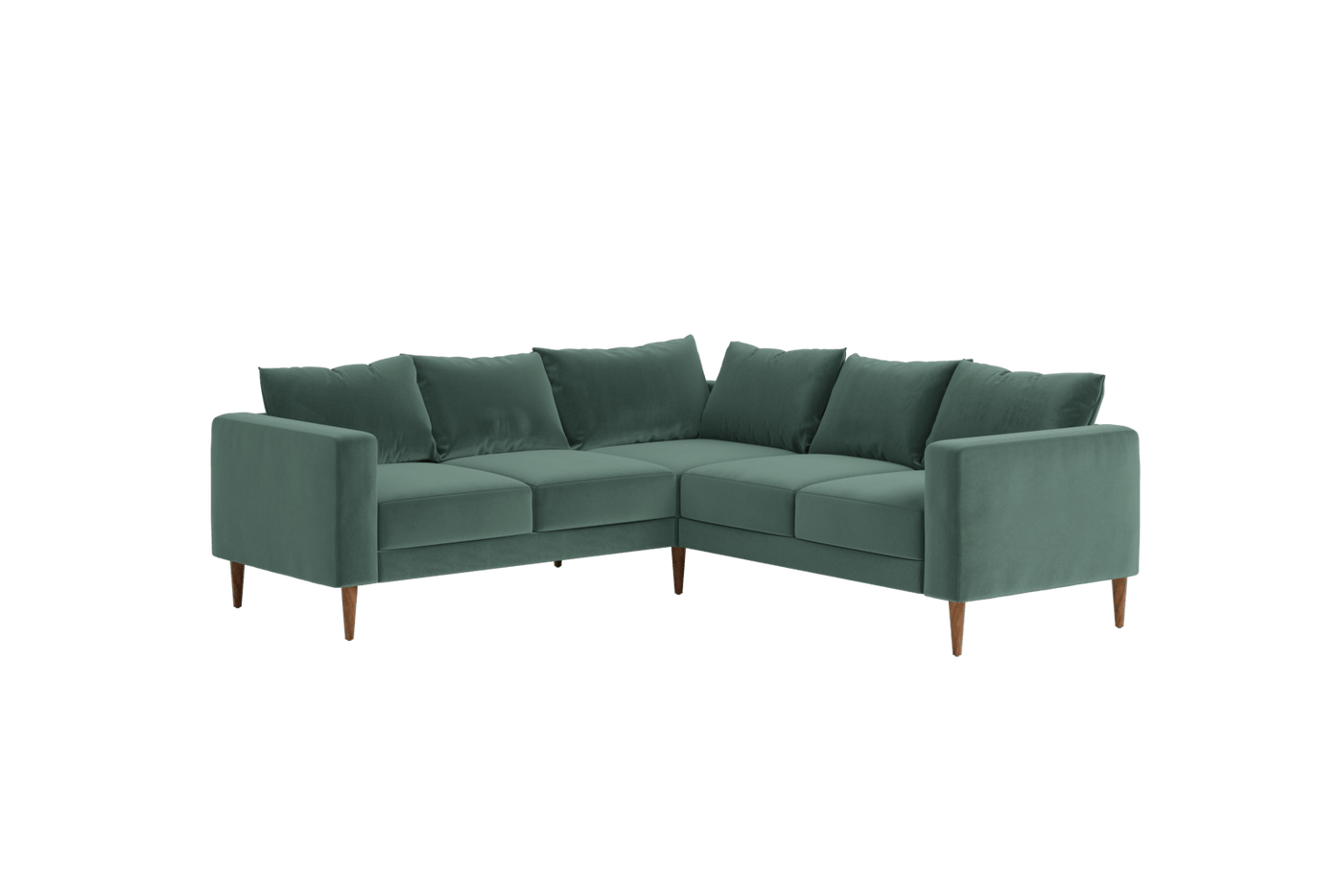 Sabai Design · The Essential Corner Sectional (5 Seat) in Recycled Velvet | socius design in Rochester, MN