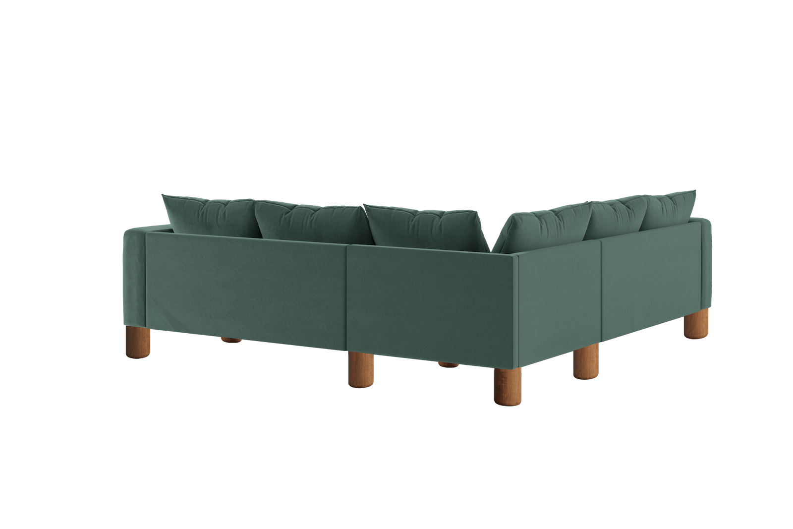 Sabai Design · The Essential Corner Sectional (5 Seat) in Recycled Velvet | socius design in Rochester, MN