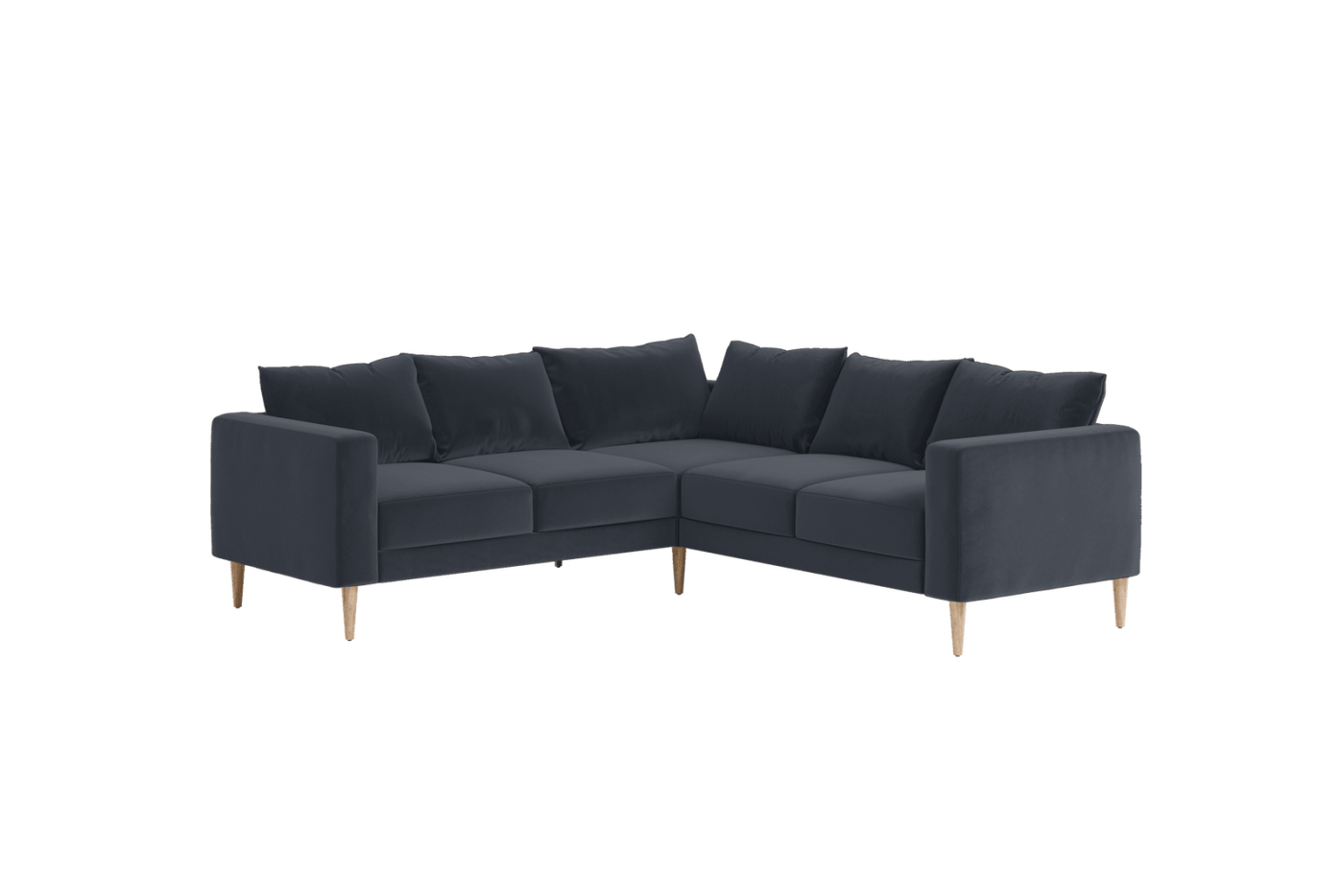 Sabai Design · The Essential Corner Sectional (5 Seat) in Recycled Velvet | socius design in Rochester, MN