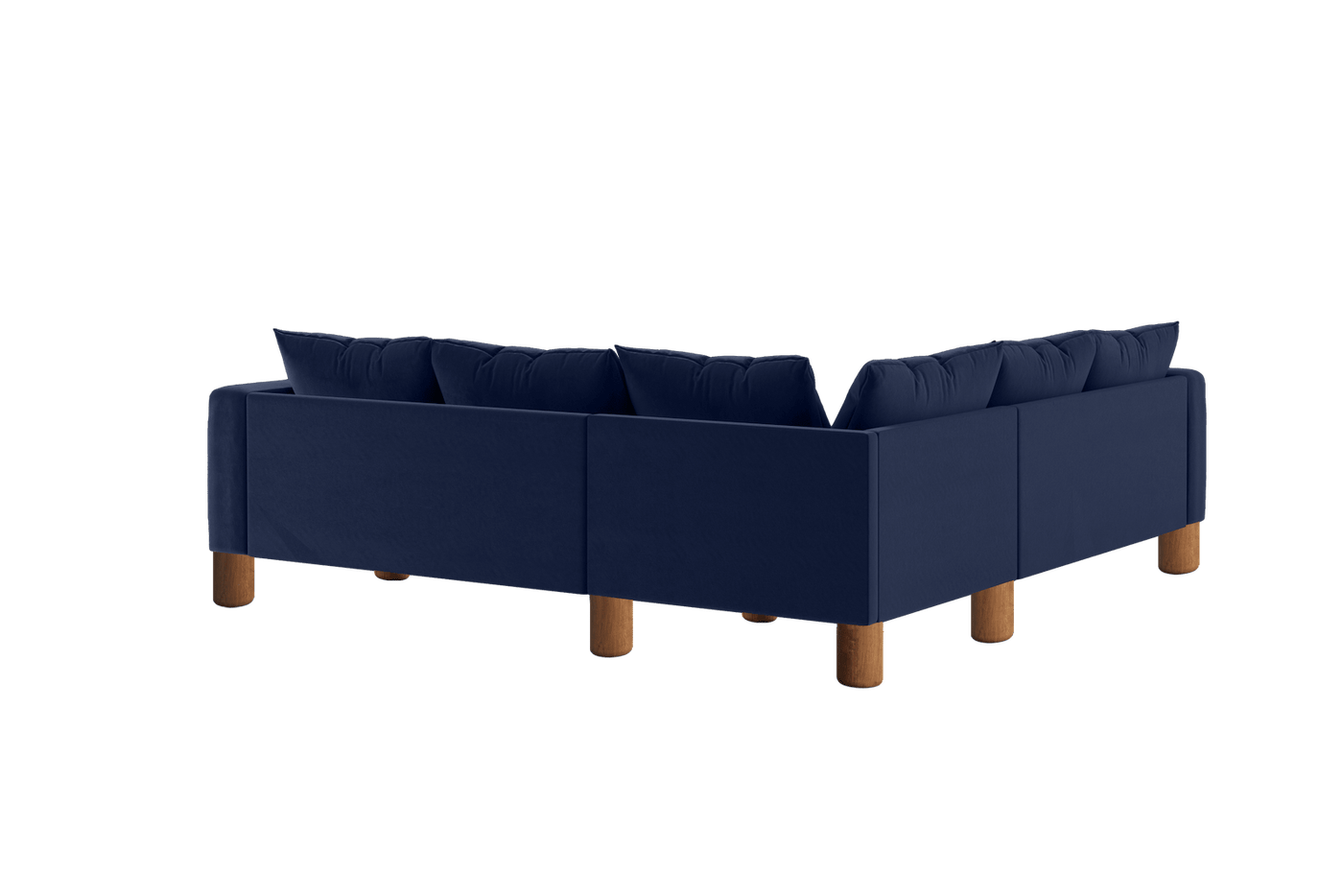 Sabai Design · The Essential Corner Sectional (5 Seat) in Recycled Velvet | socius design in Rochester, MN