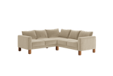 Sabai Design · The Essential Corner Sectional (5 Seat) in Recycled Velvet | socius design in Rochester, MN
