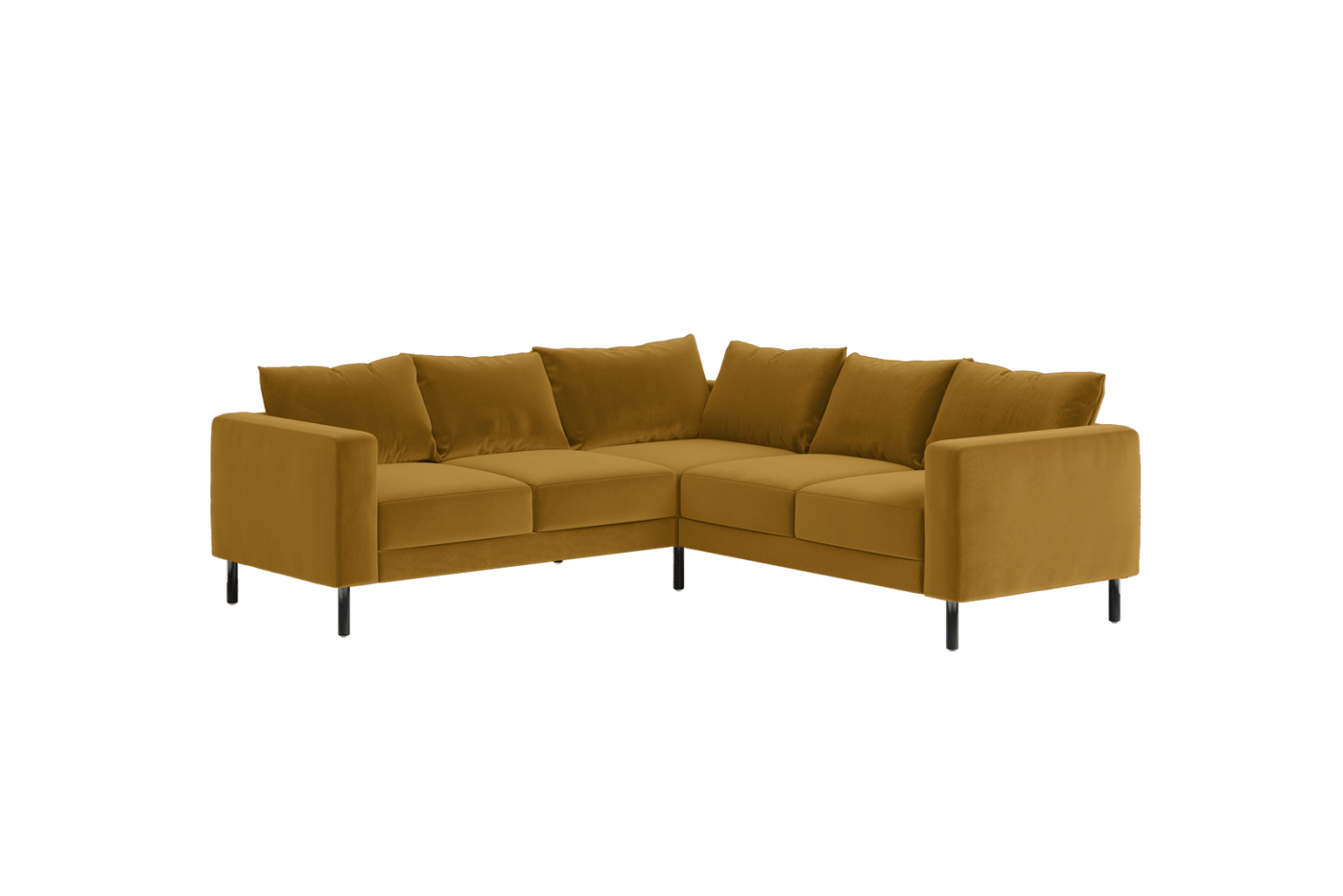 Sabai Design · The Essential Corner Sectional (5 Seat) in Recycled Velvet | socius design in Rochester, MN